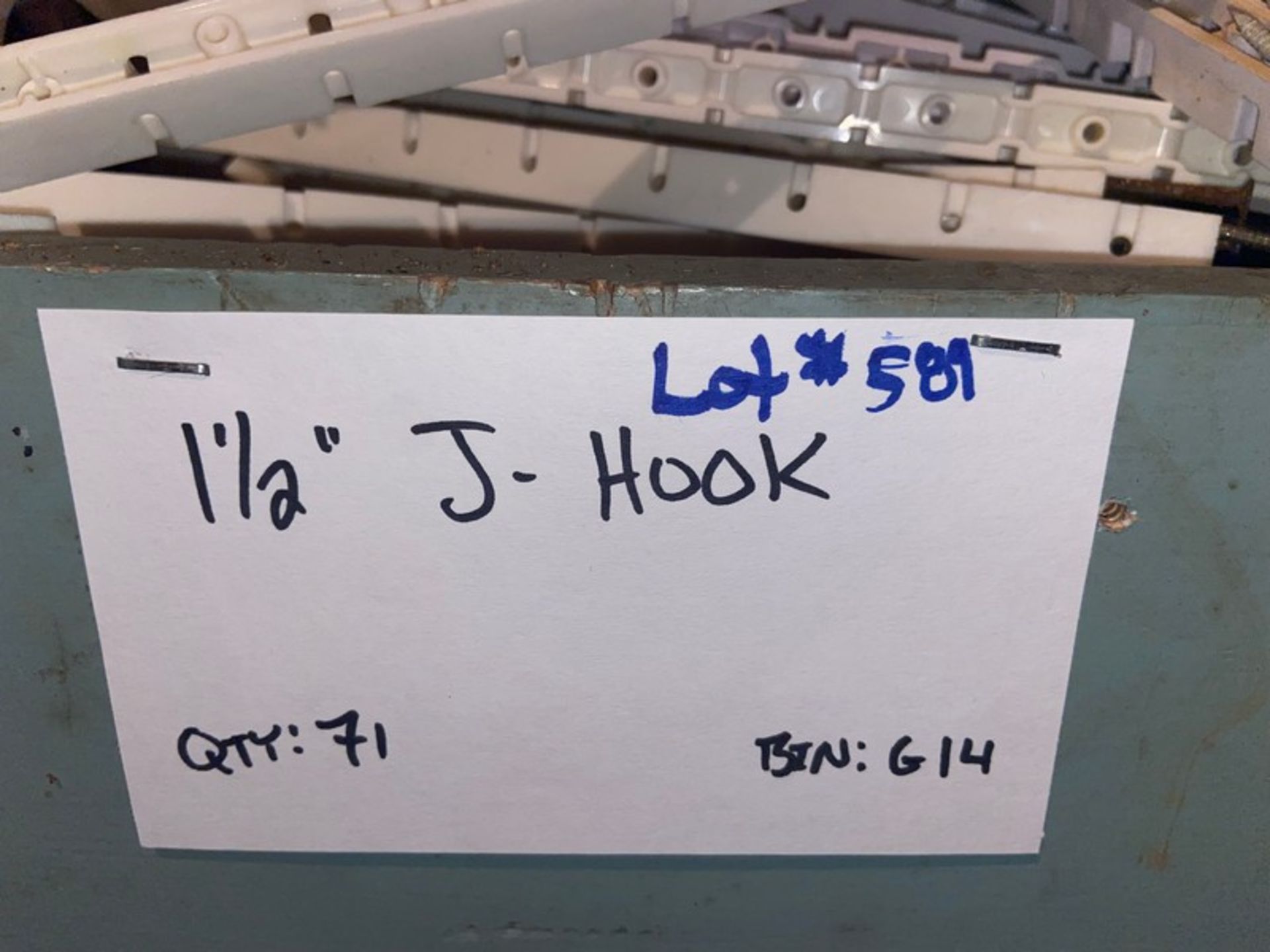 (71) 1 1/2” J-Hook (Bin:G14)(LOCATED IN MONROEVILLE, PA) - Image 3 of 4