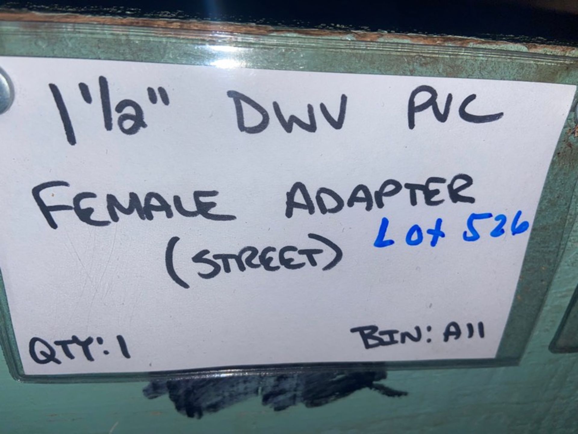 (89) 1 1/2” DWV PVC Female Adapter (HUB) (Bin:A11) (LOCATED IN MONROEVILLE, PA) - Bild 4 aus 8