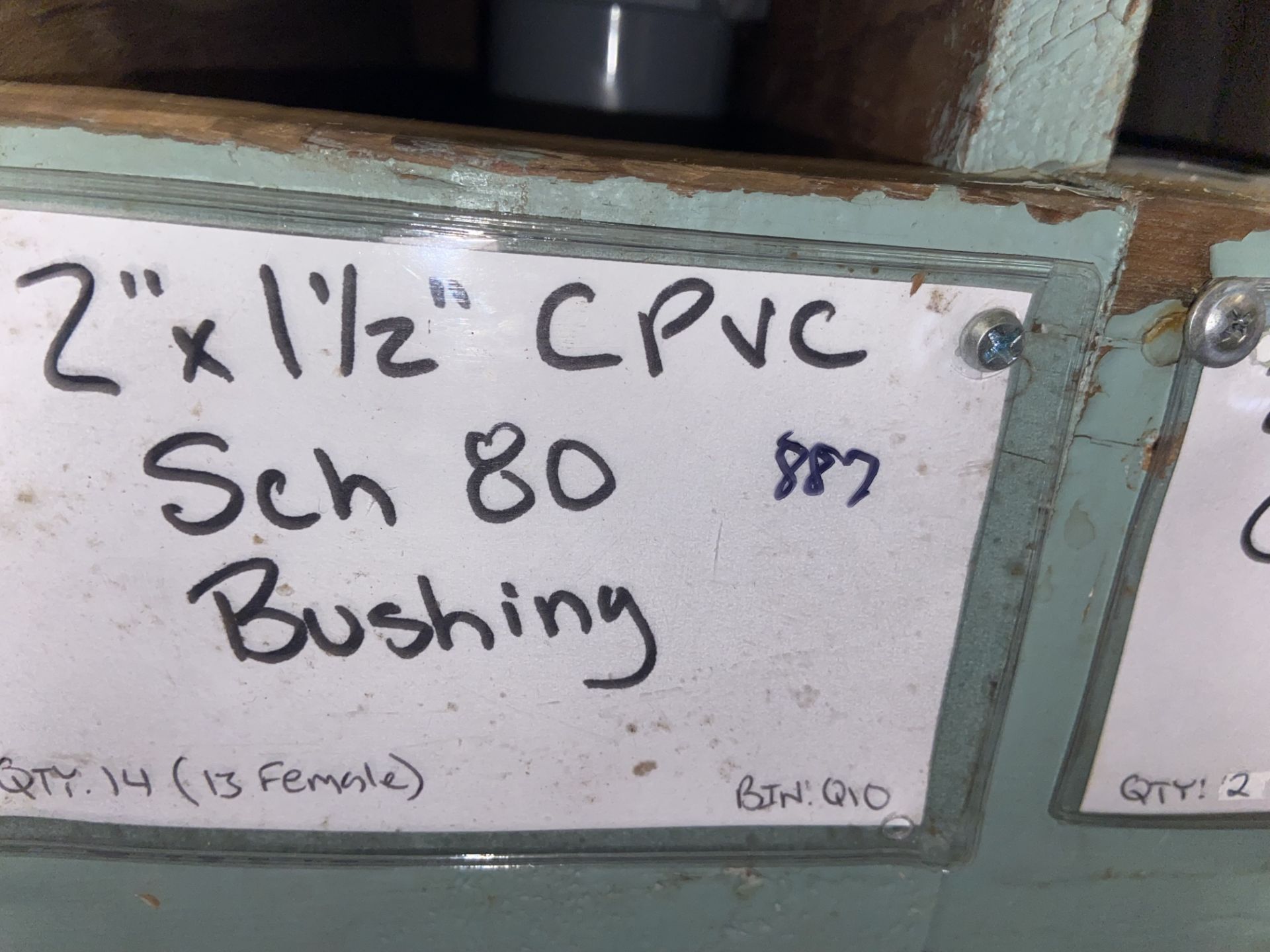 (16) 2”x1 1/2” CPVC SCH 80 Bushing (Bin:Q10) (LOCATED IN MONROEVILLE, PA) - Image 2 of 4