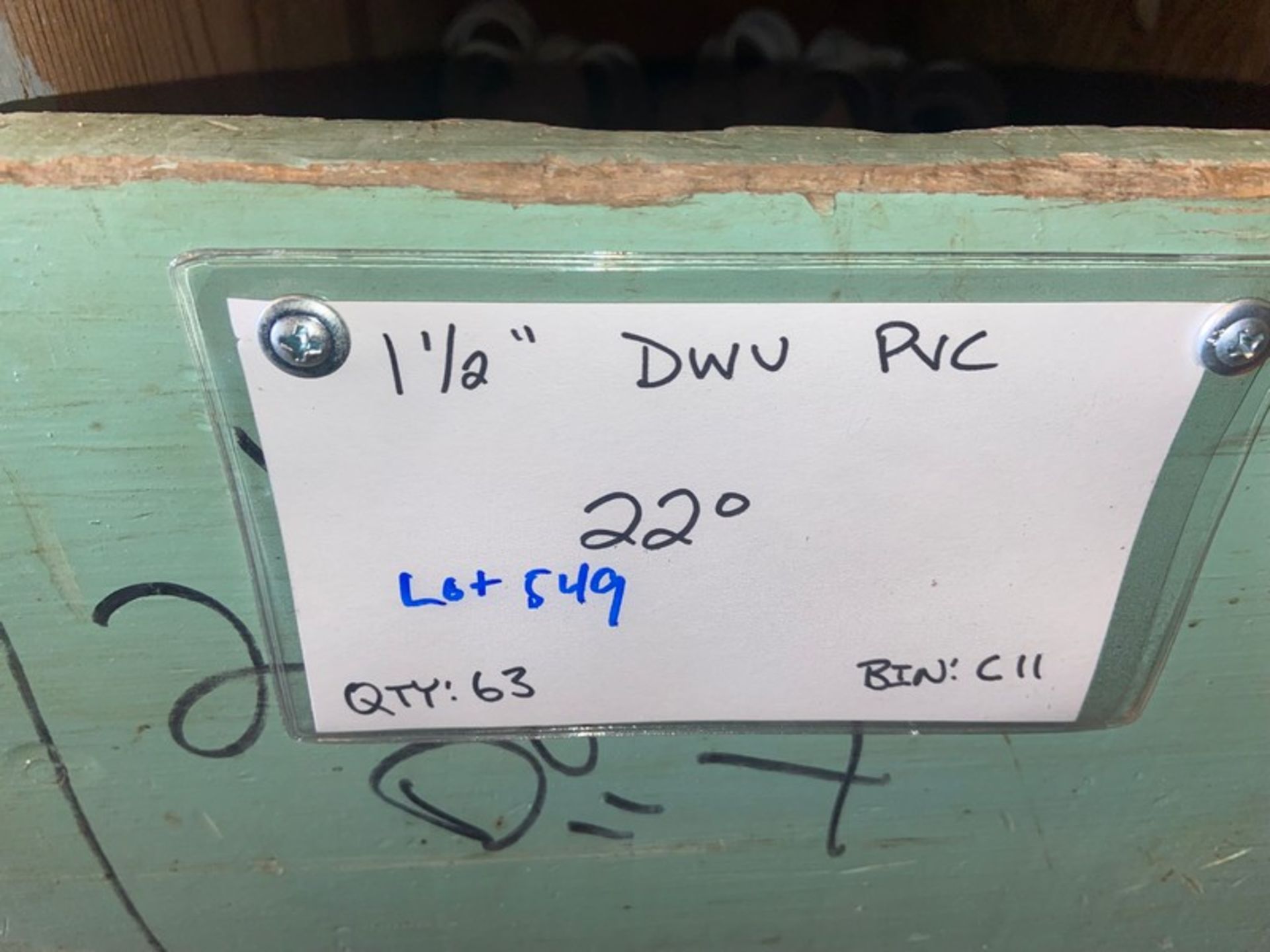 (63) 1 1/2” DWV PVC 22’ (BIN:C11)(LOCATED IN MONROEVILLE, PA) - Image 2 of 4