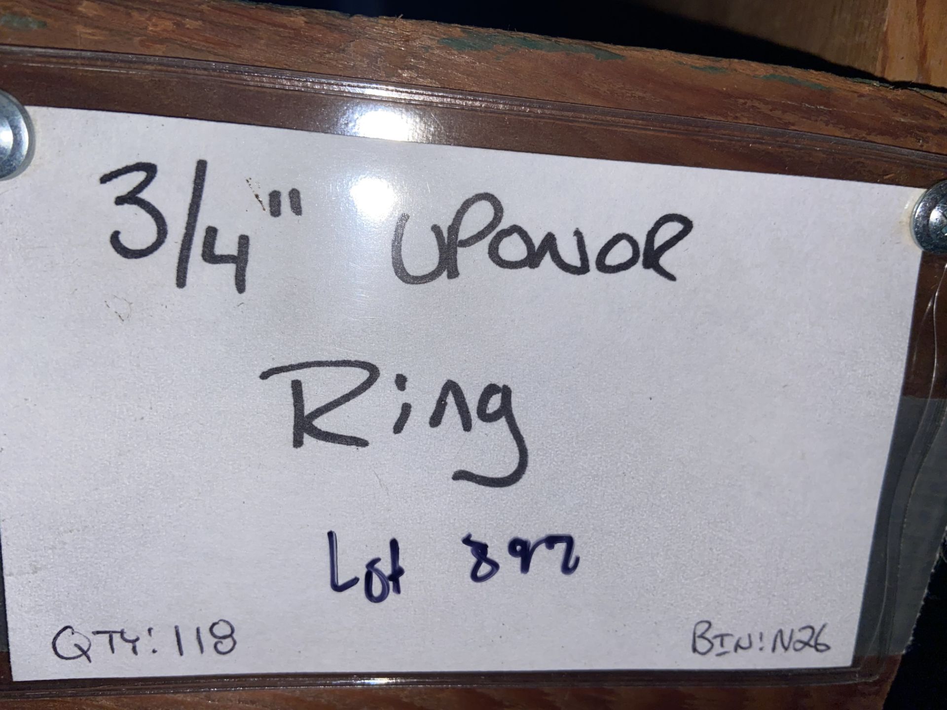 (118) 3/4” uponor ring (Bin:N26) (LOCATED IN MONROEVILLE, PA) - Image 2 of 2