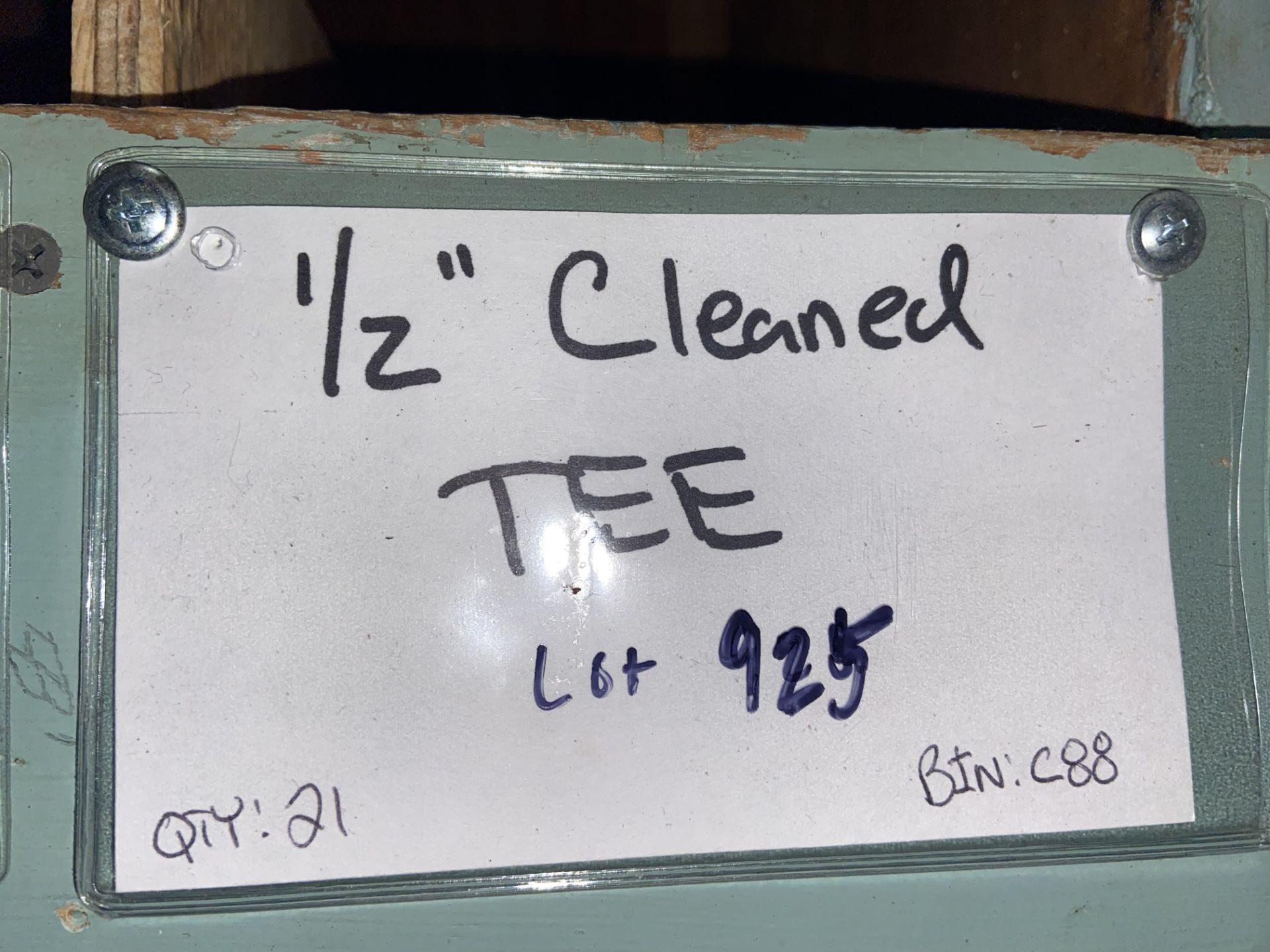 (21) 1/2” Cleaned Tee (Bin:C88) (LOCATED IN MONROEVILLE, PA) - Image 2 of 2