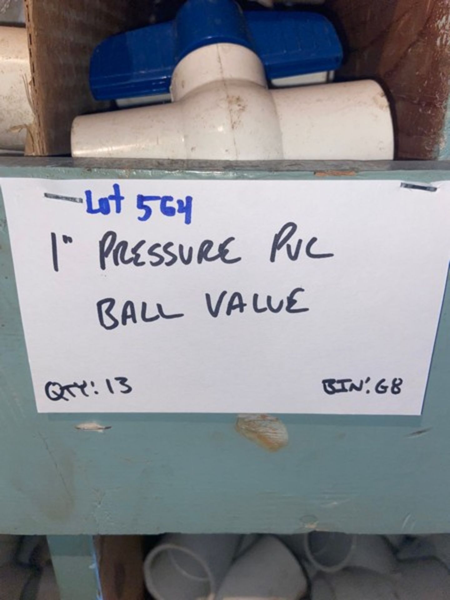(13) 1” Pressure PVC Ball Valve (Bin:G8) (LOCATED IN MONROEVILLE, PA) - Image 3 of 3