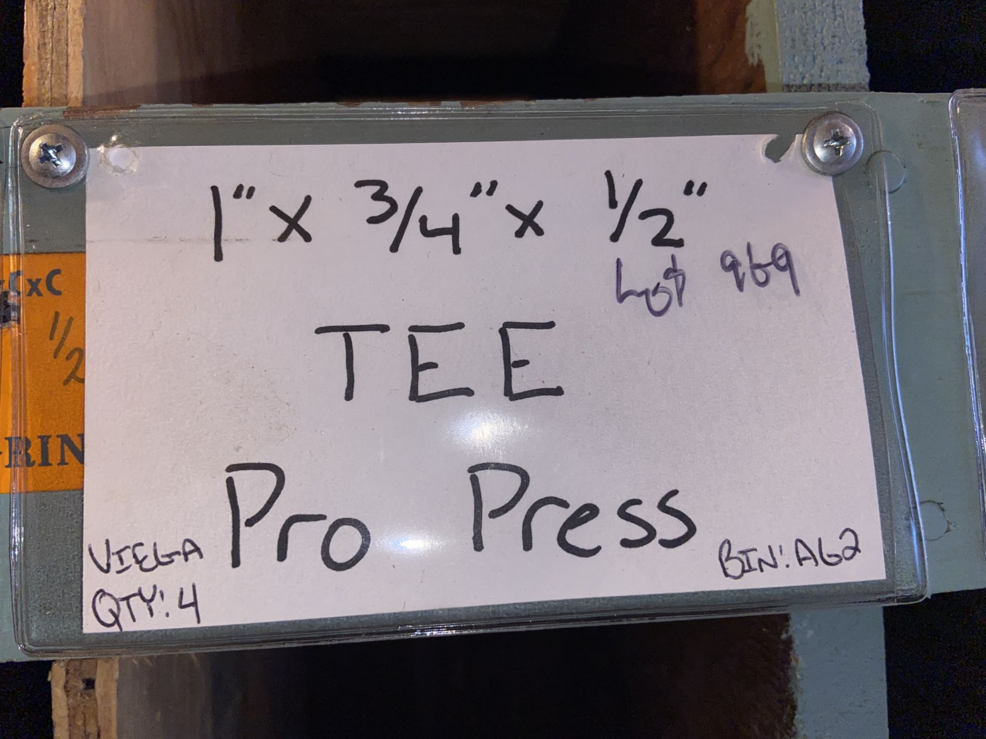 (1) VIEGA 2”x1 1/2” x 1 1/4” Tee Pro Press; (2) NIBCO 1 1/4” 1 1/4”x 1/2” Tee Pro Press; VIEGA (1) - Image 22 of 33