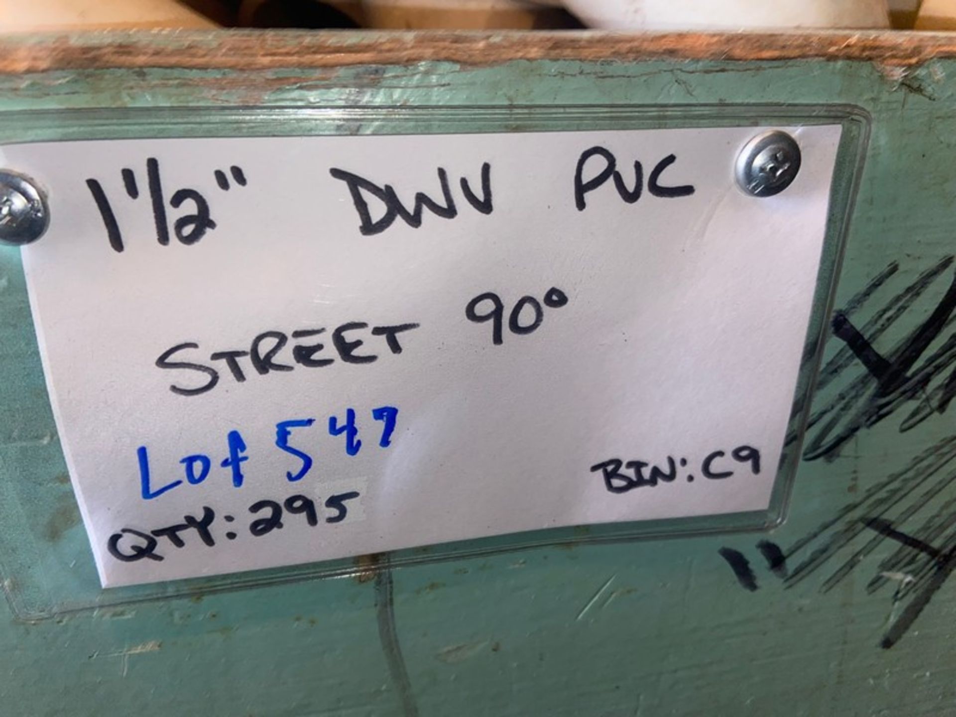 (297) DWV PVC STREET 90’ (Bin:C9) (LOCATED IN MONROEVILLE, PA) - Image 3 of 5