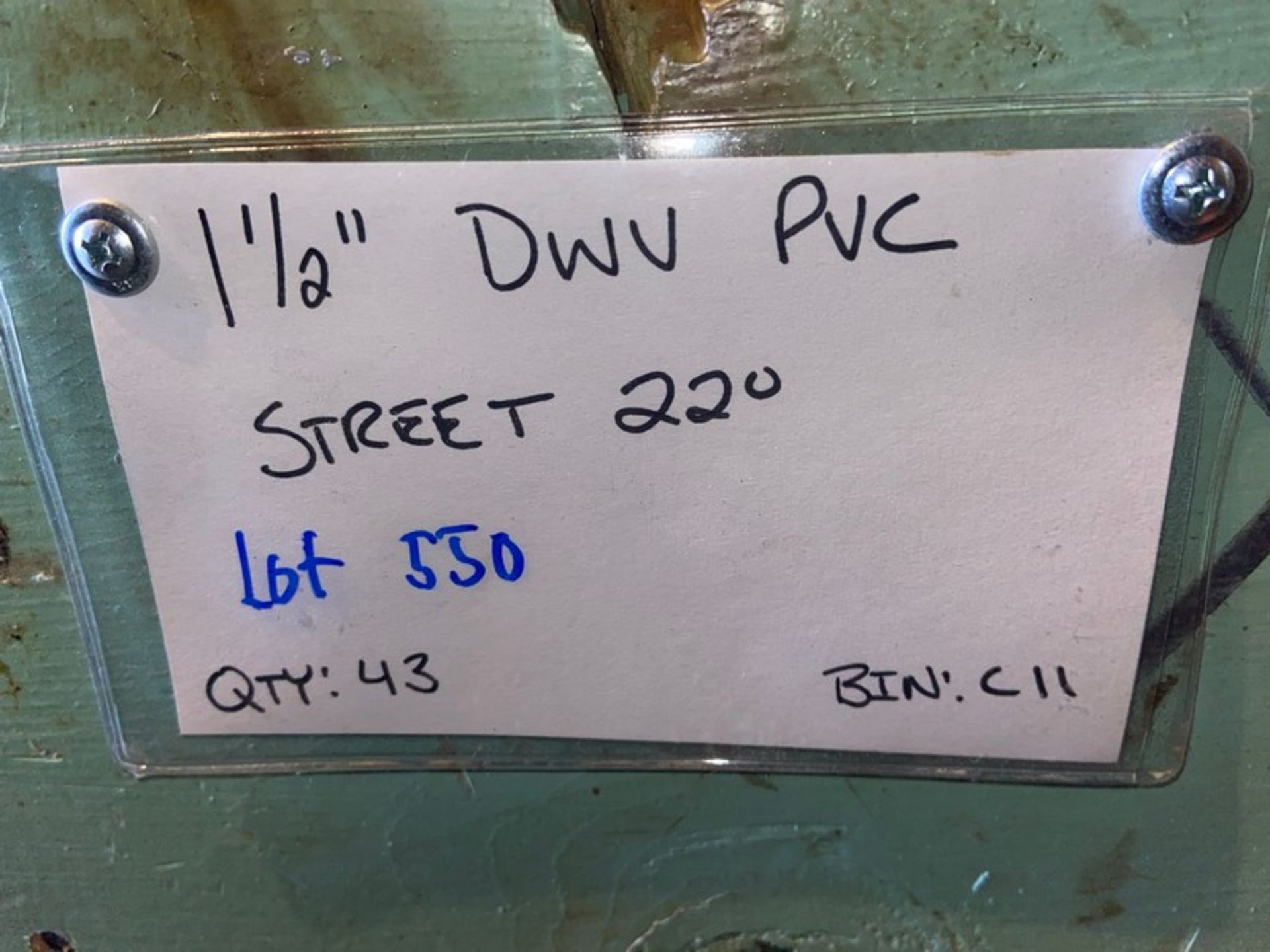 (43) 1 1/2 DWC PVC STREET 22’ (Bin:C11)(LOCATED IN MONROEVILLE, PA) - Image 4 of 4