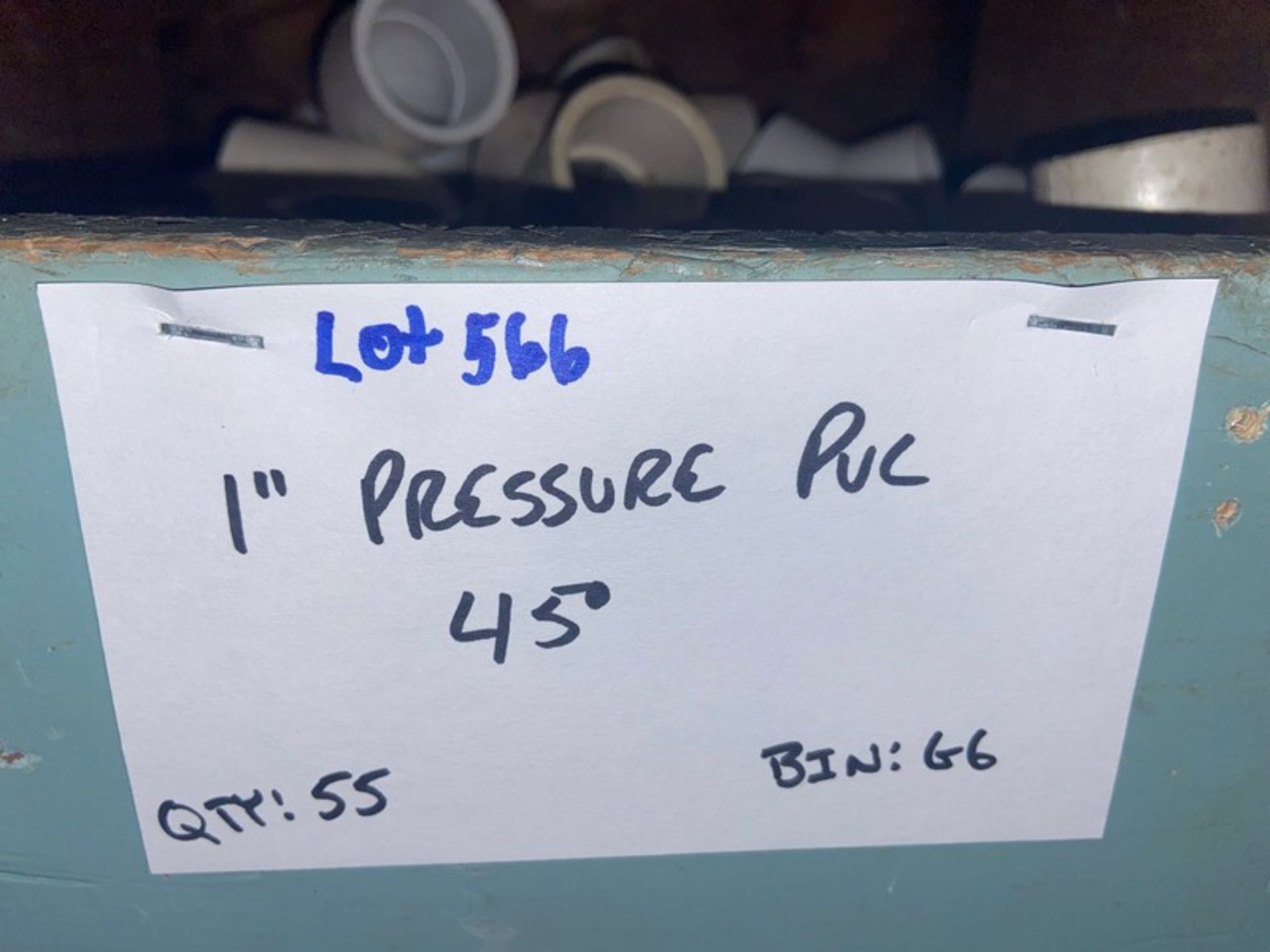 (55) 1” Pressure PVC 45’ (Bin:G6) (LOCATED IN MONROEVILLE, PA) - Image 4 of 7