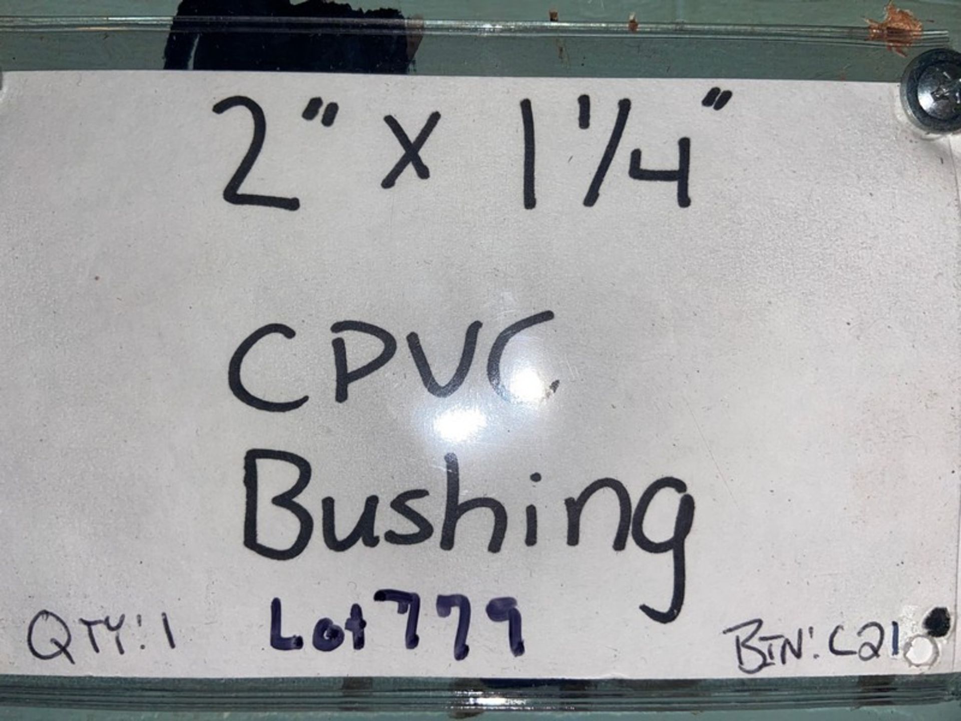 (4) 1/4”x 3/4” CPVC Coupling (Bin:C22); 2”x1 1/4” CPVC Bushing (Bin:C21) (LOCATED IN MONROEVILLE, - Bild 4 aus 4