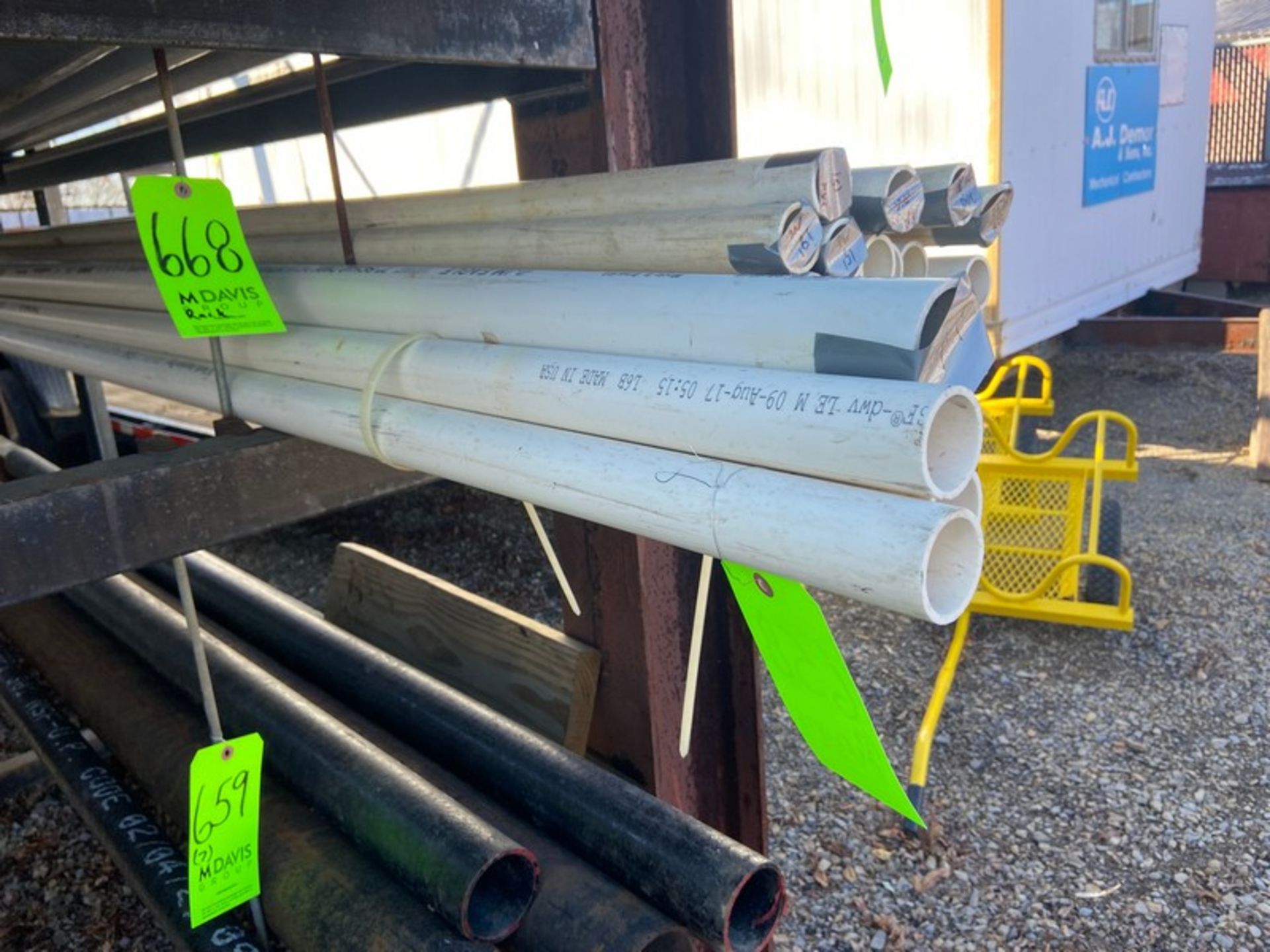 Straight Sections of PVC, 1-7 ft. 1" Section & 1-9 ft. 10" Section (LOCATED IN MONROEVILLE, PA) (