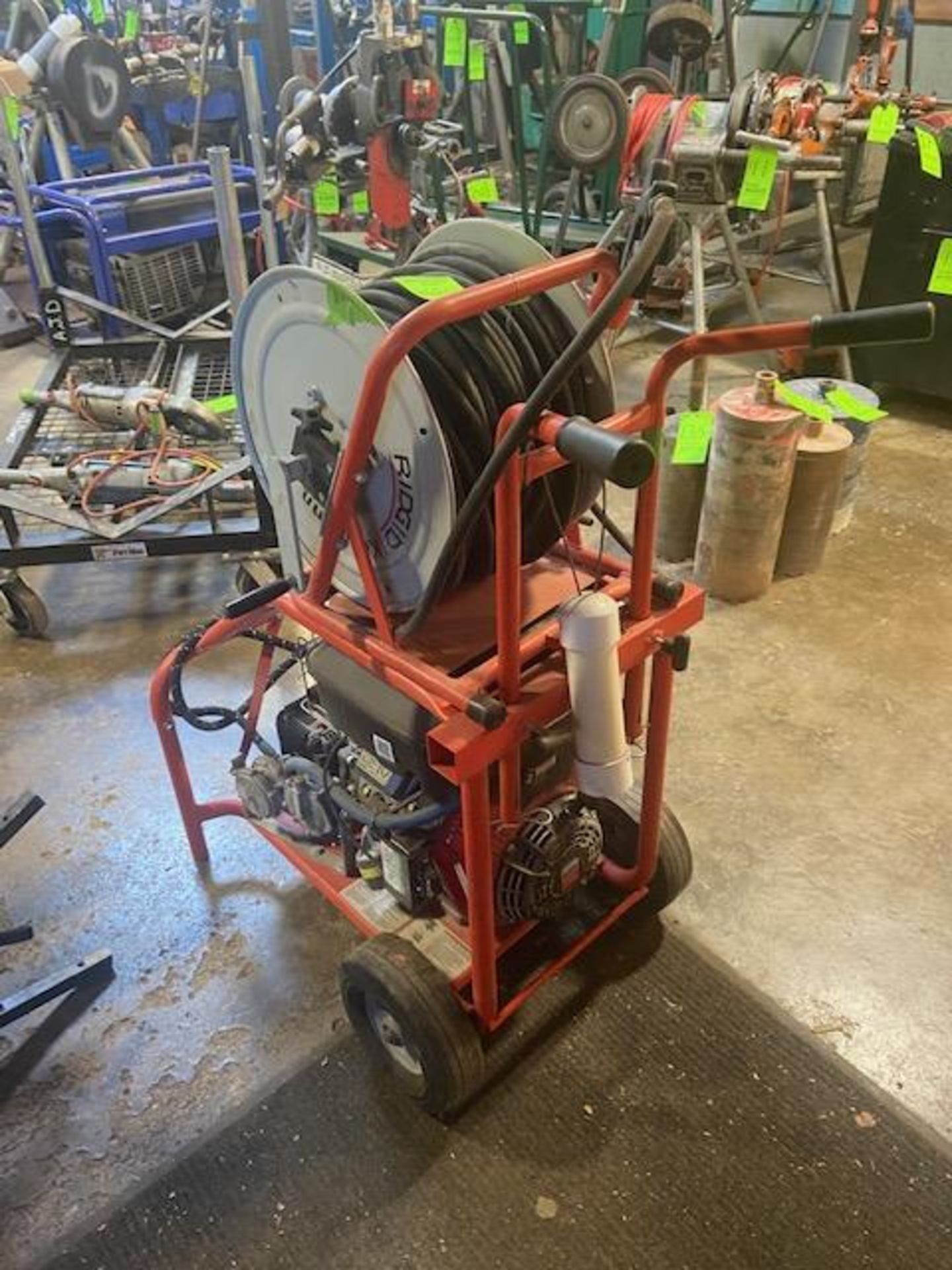 Ridgid Water Jetter, M/N KJ-3100, S/N DS0020670414, with Vanguard 16 Engine, with Retractable Hose - Bild 6 aus 8