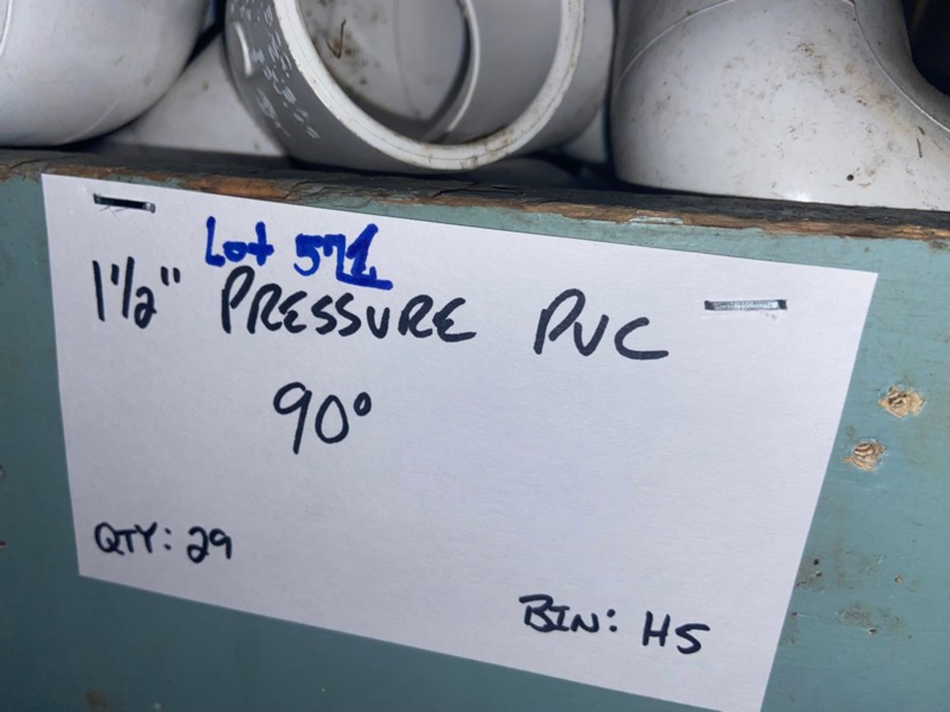 (17) 1-1/2" Pressure PVC Street 90' (Bin: H5); (29) 1-1/2" Pressure PVC 90' (Bin: H5) (LOCATED IN - Image 6 of 9