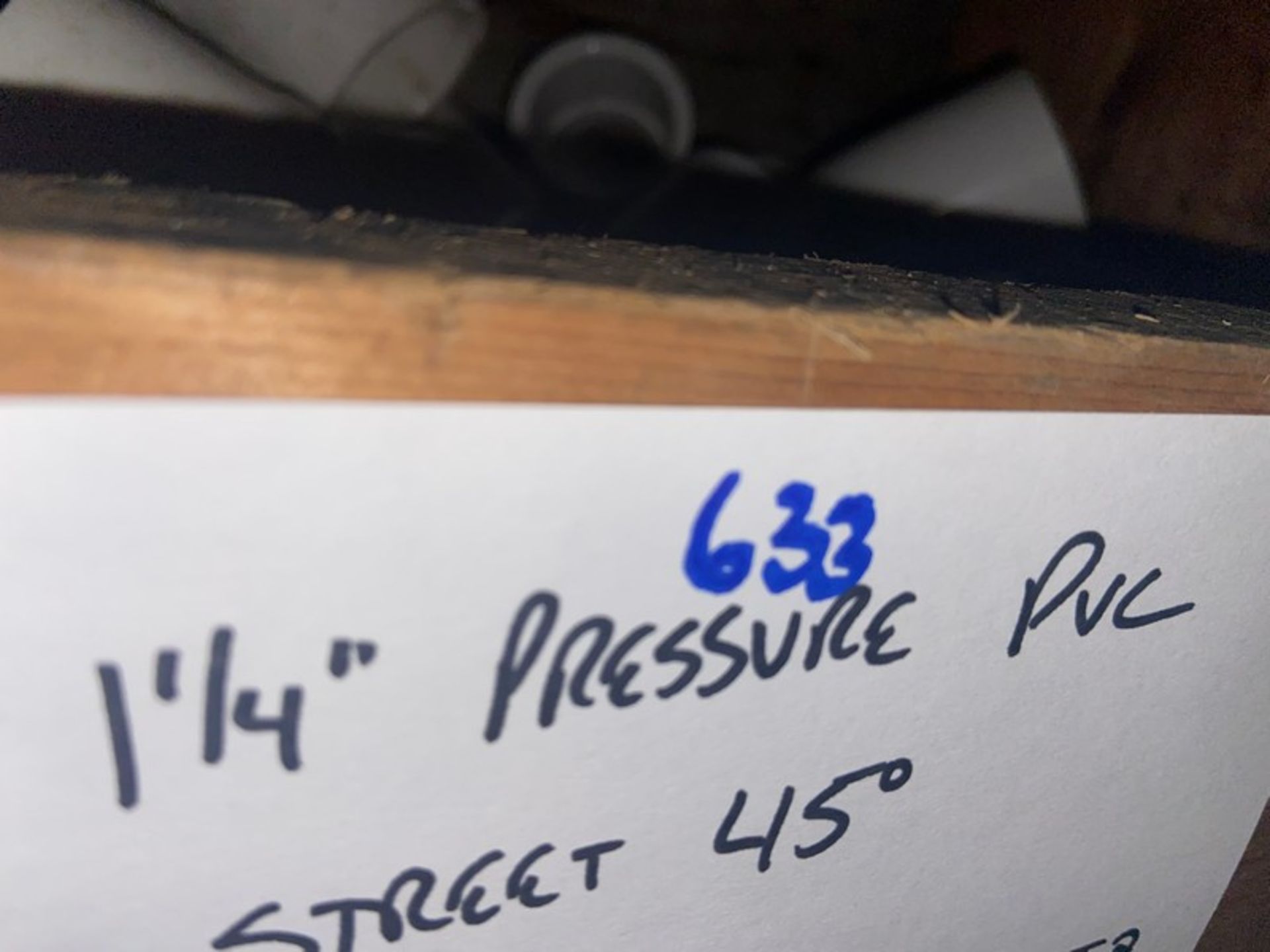 1-1/4” Pressure PVC STREET 45’ (Bin:I2)(LOCATED IN MONROEVILLE, PA) - Image 3 of 5