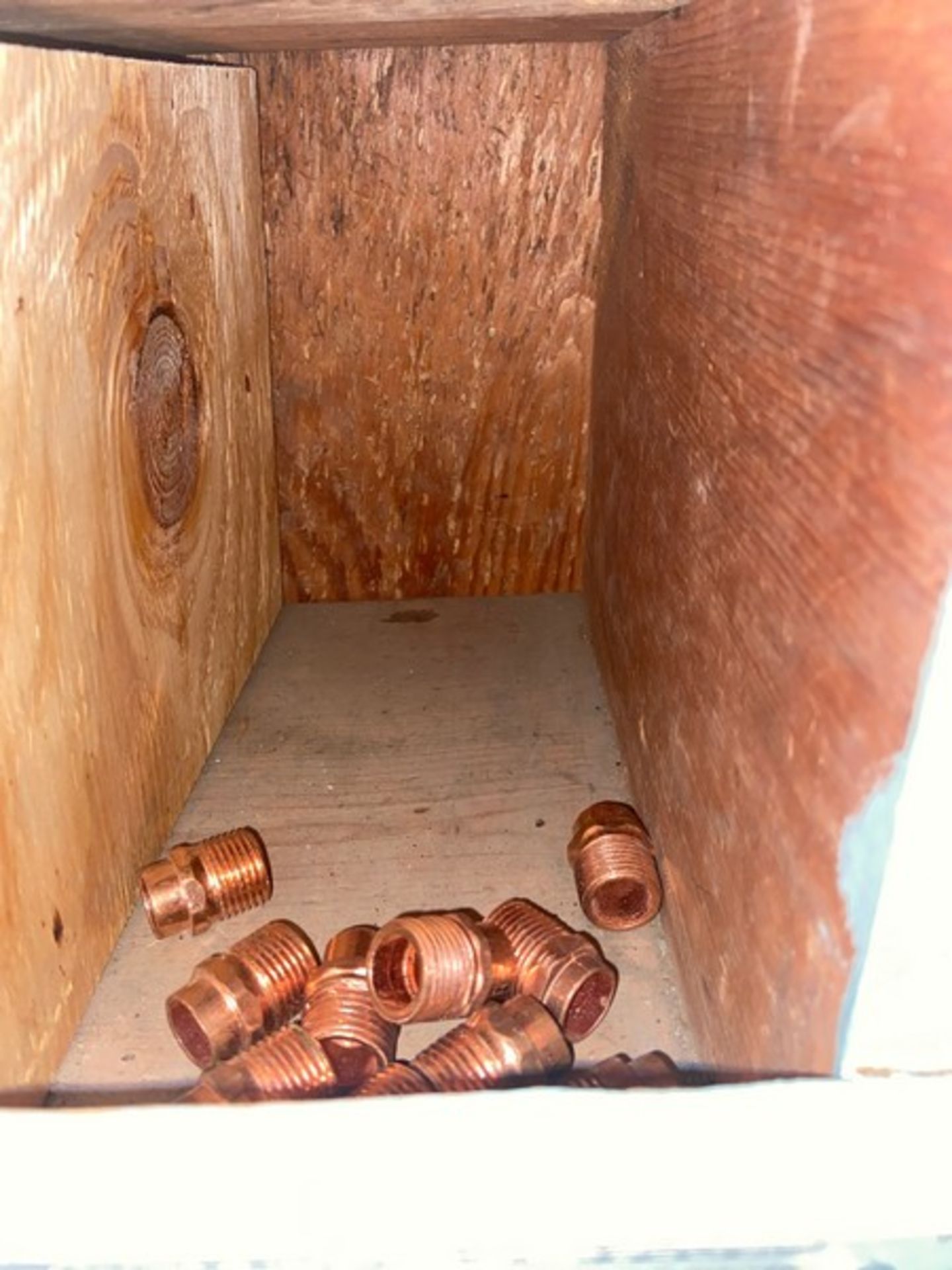 (15) Copper 1/2" Male Adpt. (Bin: B30) (LOCATED IN MONROEVILLE, PA)
