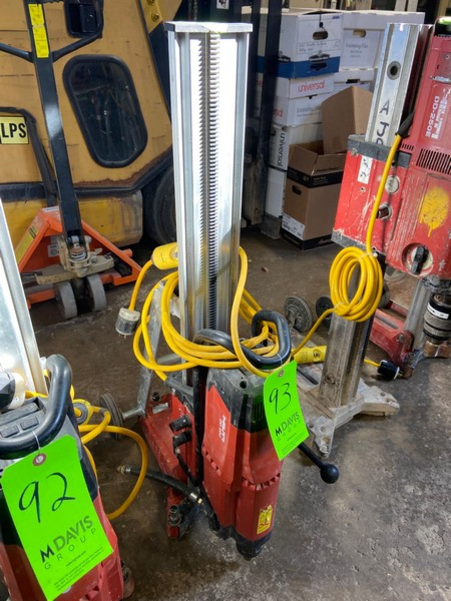 HILTI Core Drill, M/N DD 250, Mounted on Portable Frame (LOCATED IN MONROEVILLE, PA)(RIGGING,