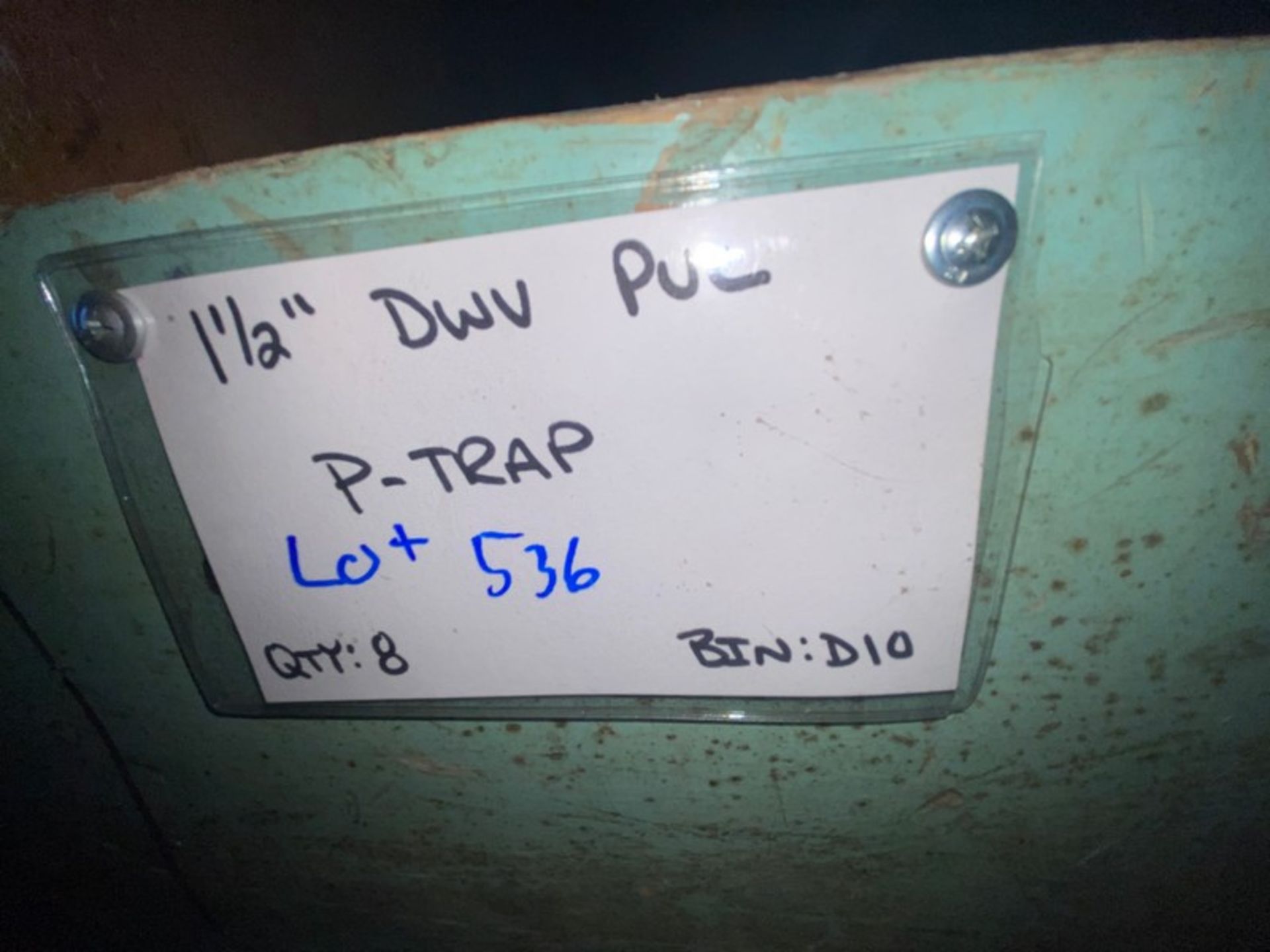 (8) 1 1/2” DWV PVC P-TRAP (Bin:D10); (24) 1 1/2” DWV PVC WYE (Bin:D10)(LOCATED IN MONROEVILLE, PA) - Image 8 of 8