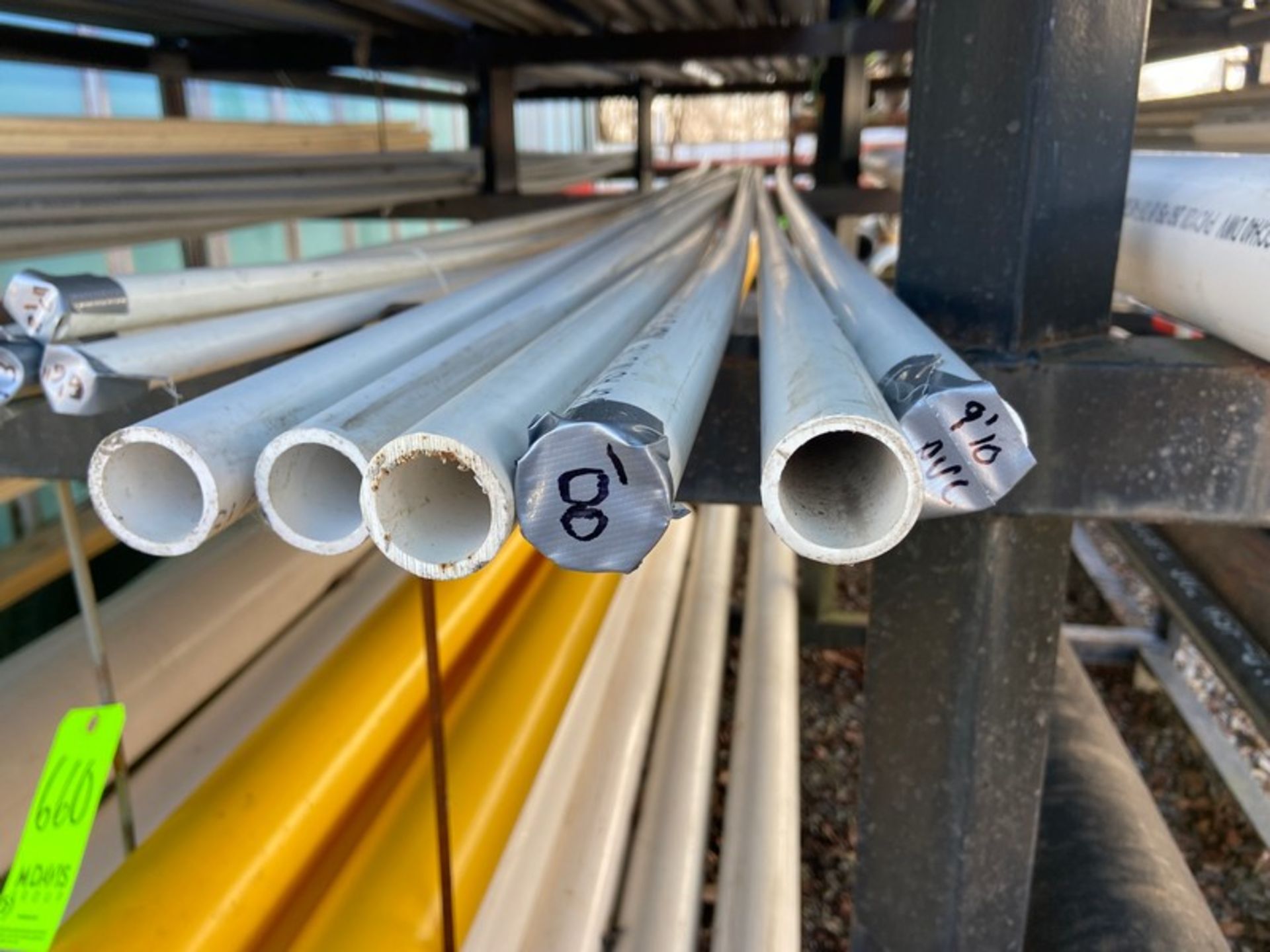 (1) 10 ft. PVC DWV Pipe; (6) 8 ft. PVC Pipes, (1) Section of JM Eagle PVC Pipe, & Others (LOCATED IN - Image 4 of 5