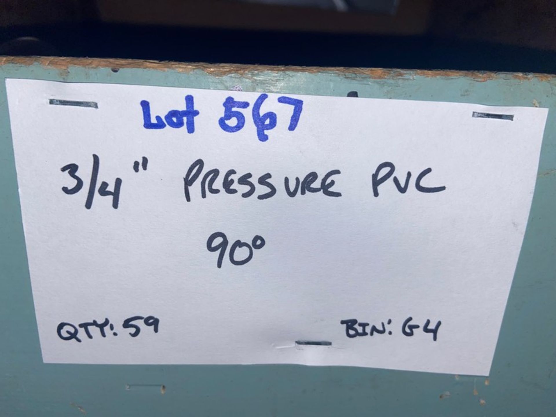(59) 3/4 Pressure PVC 90’ (Bin:G4) (LOCATED IN MONROEVILLE, PA) - Image 4 of 6