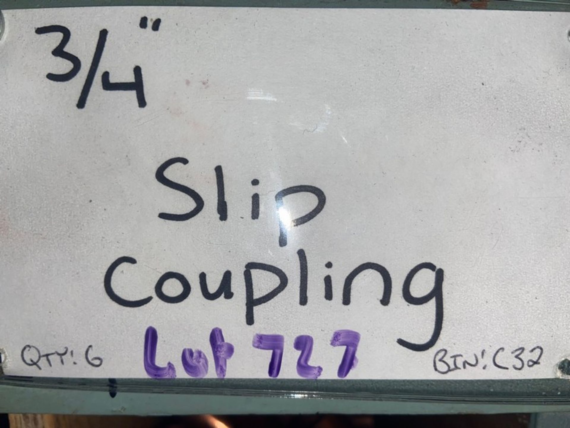 (6) 3/4” Slip Coupling (Bin:C32) (LOCATED IN MONROEVILLE, PA) - Image 2 of 2