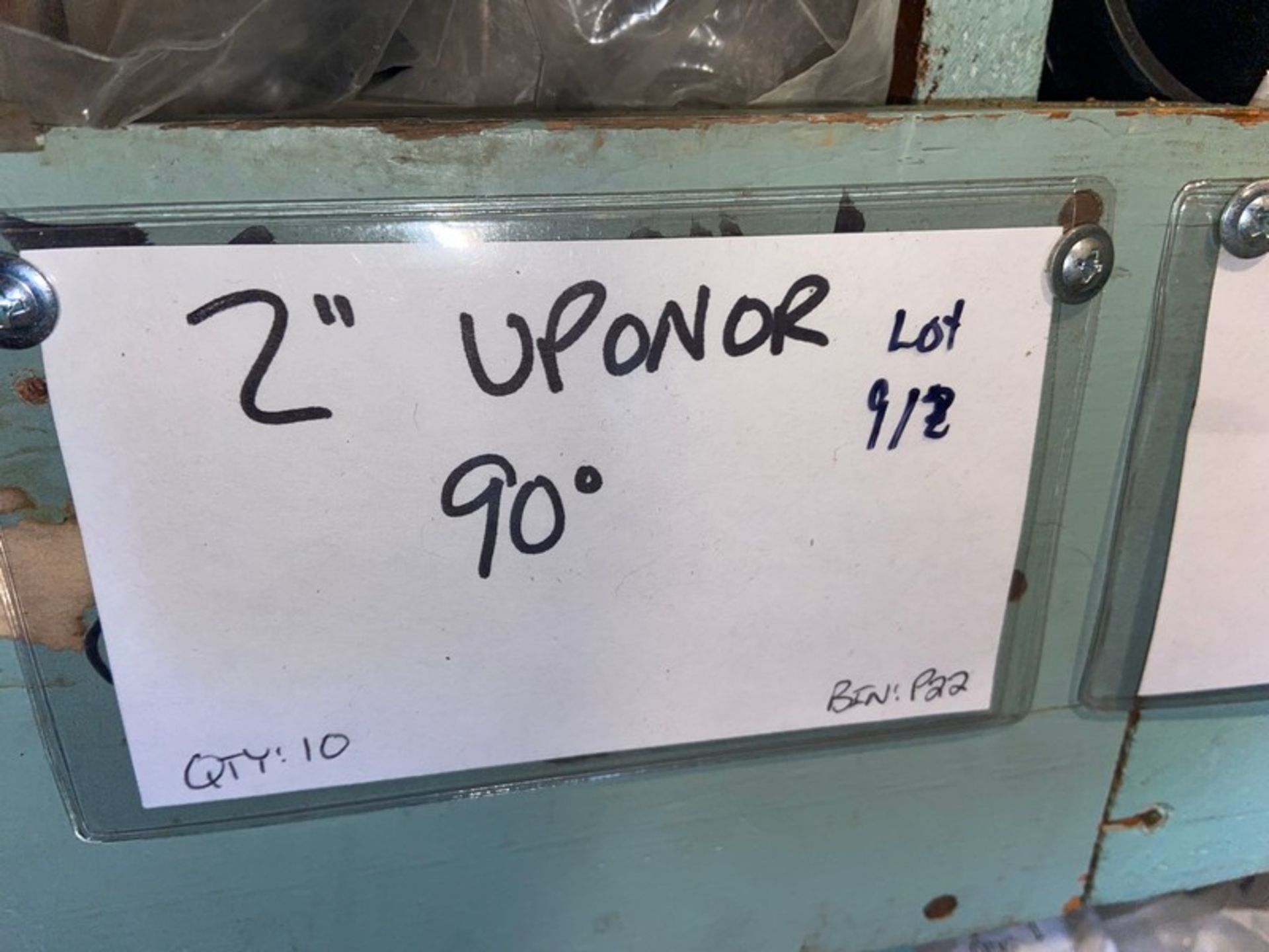 (10) 2” Uponor 90” (Bin:P22)(LOCATED IN MONROEVILLE, PA) - Image 2 of 2