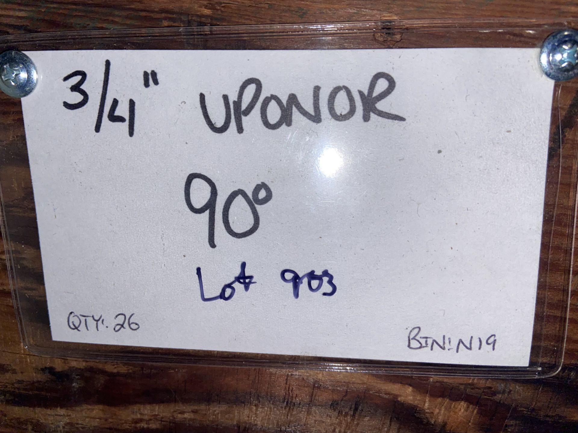 (26) 3/4” Uponor 90” (Bin:N19)(LOCATED IN MONROEVILLE, PA) - Image 2 of 2