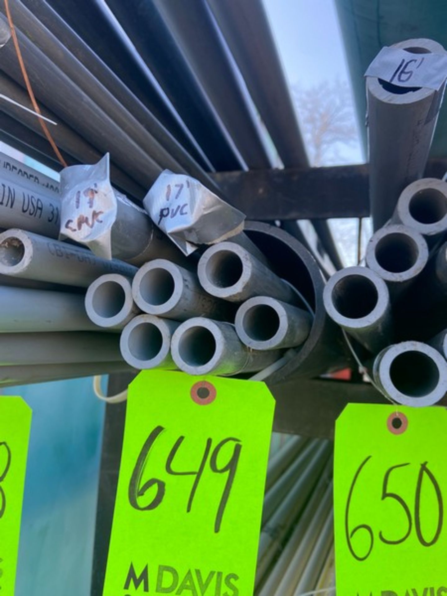 Straight Sections of PVC Pipe (LOCATED IN MONROEVILLE, PA) (RIGGING, LOADING, & SITE MANAGEMENT FEE: