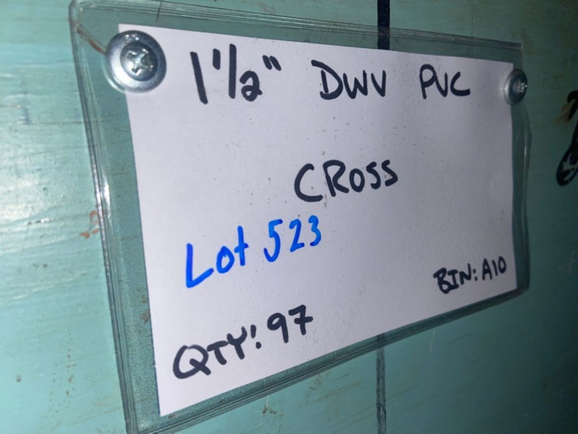 (97) 1 1/2” DWV PVC Cross (Bin:A10) (LOCATED IN MONROEVILLE, PA) - Image 3 of 5