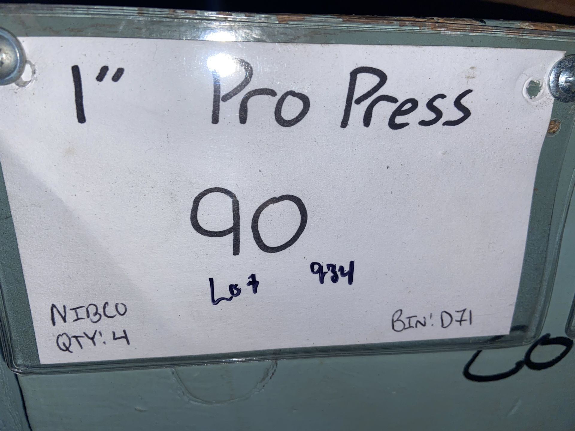 (4) 1” Pro Press (Bin:D71)(LOCATED IN MONROEVILLE, PA) - Image 2 of 2