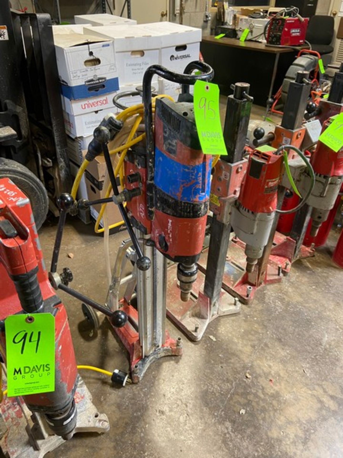 HILTI Core Drill, M/N DD 200, S/N 0955424, Mounted on Portable Frame (LOCATED IN MONROEVILLE, PA)(