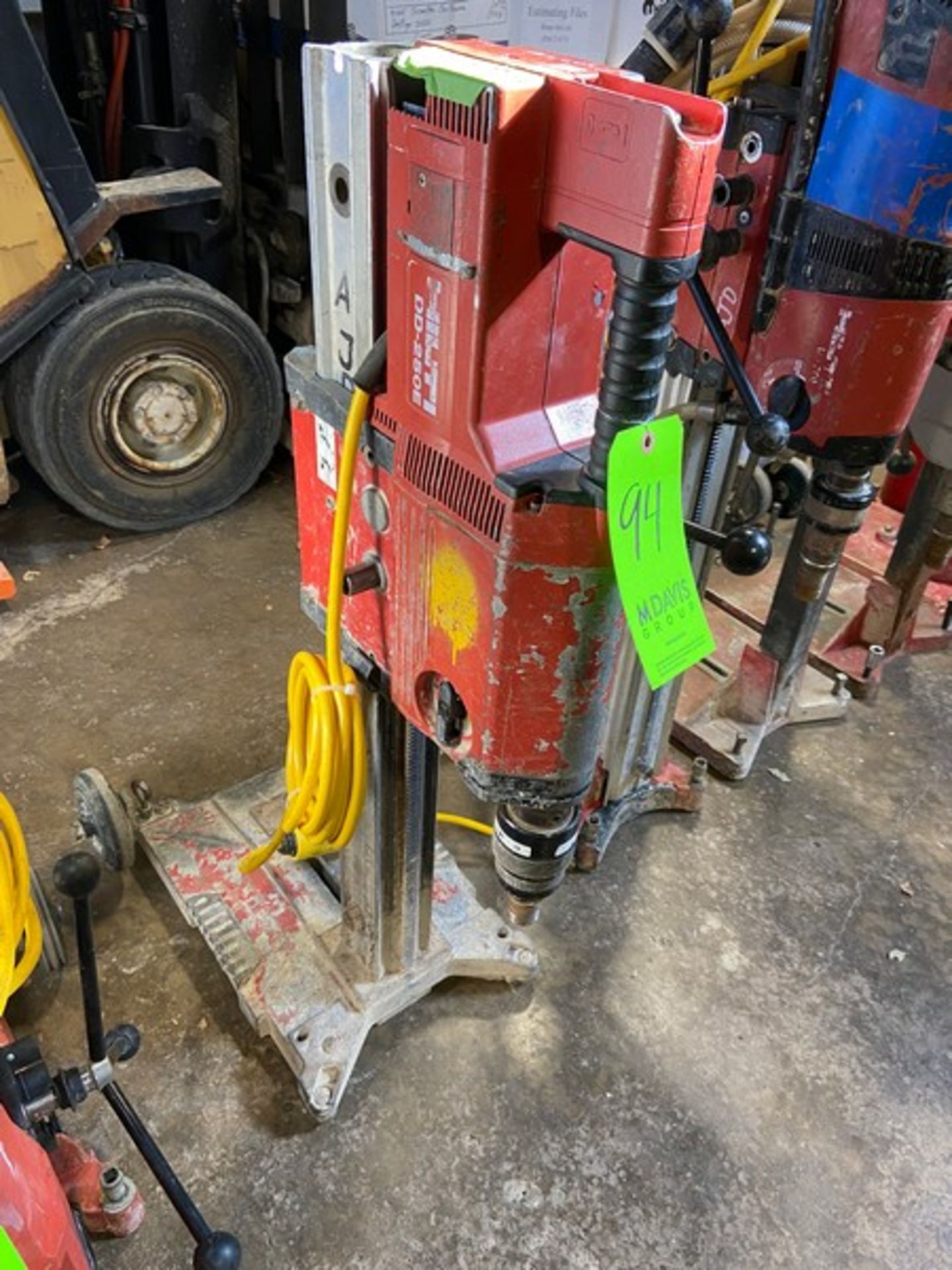 HILTI Core Drill, M/N DD 250 E, S/N 502822, Mounted on Portable Frame (LOCATED IN MONROEVILLE, PA)(