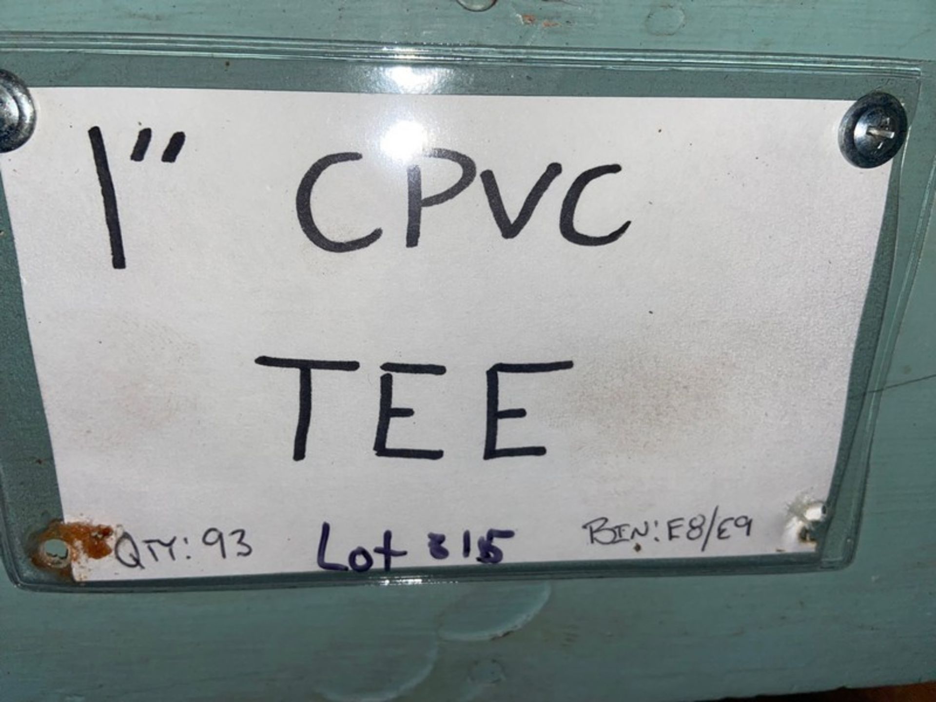 (93) 1” CPVC TEE (Bin:E8/E9) (LOCATED IN MONROEVILLE, PA) - Image 3 of 3