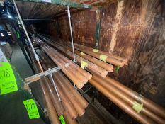 Assortment of 3/4", 1-1/2", 2" Straight Sections of Copper Pipe (LOCATED IN MONROEVILLE, PA) (