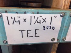 1 1/4”x 1 1/4”x 1/2 TEE; 1 1/4”x 1/4”x 3/4” TEE; 1 1/4”x3/4”x3/4” TEE (LOCATED IN MONROEVILLE, PA)