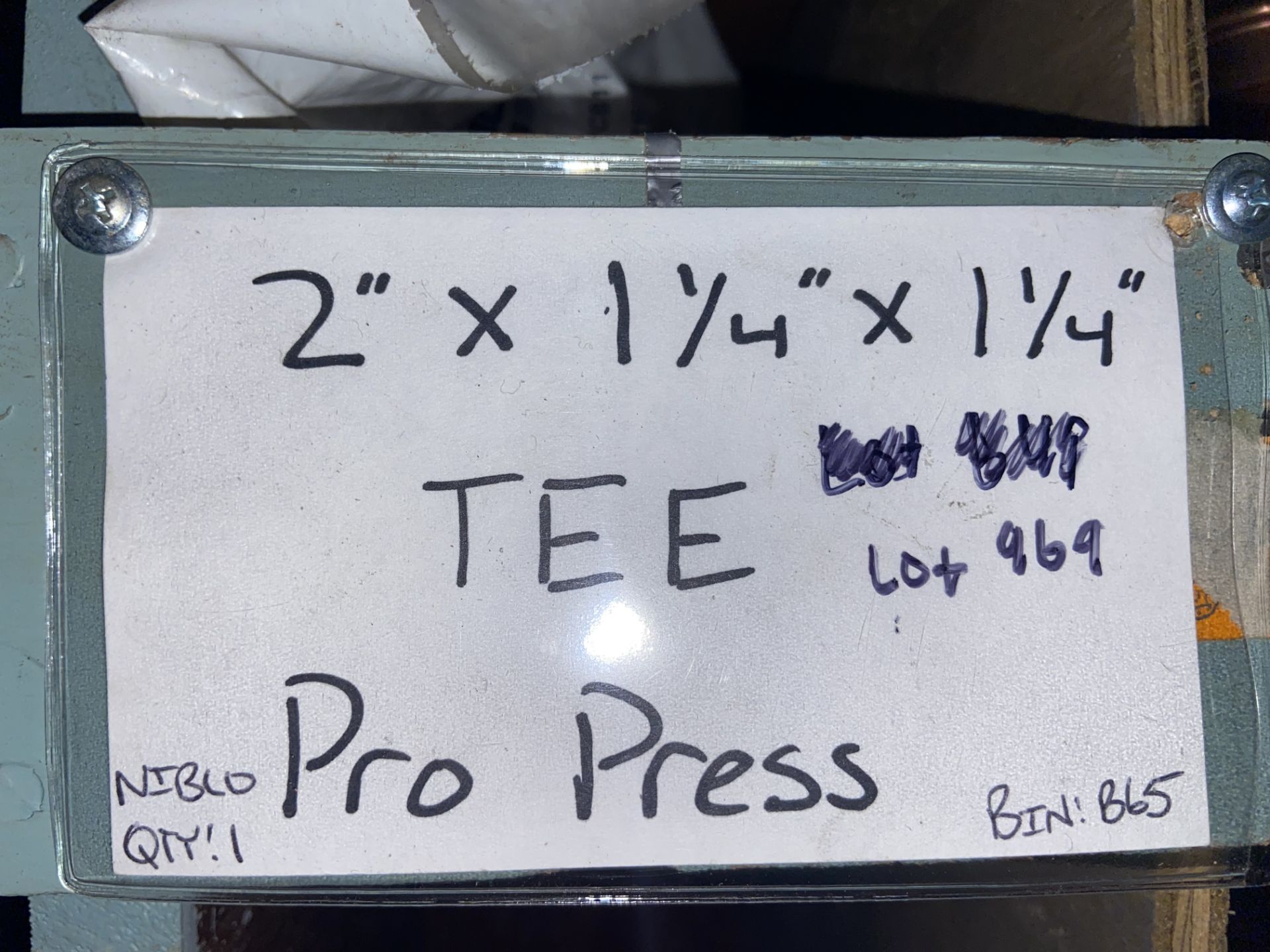 (1) VIEGA 2”x1 1/2” x 1 1/4” Tee Pro Press; (2) NIBCO 1 1/4” 1 1/4”x 1/2” Tee Pro Press; VIEGA (1) - Image 10 of 33