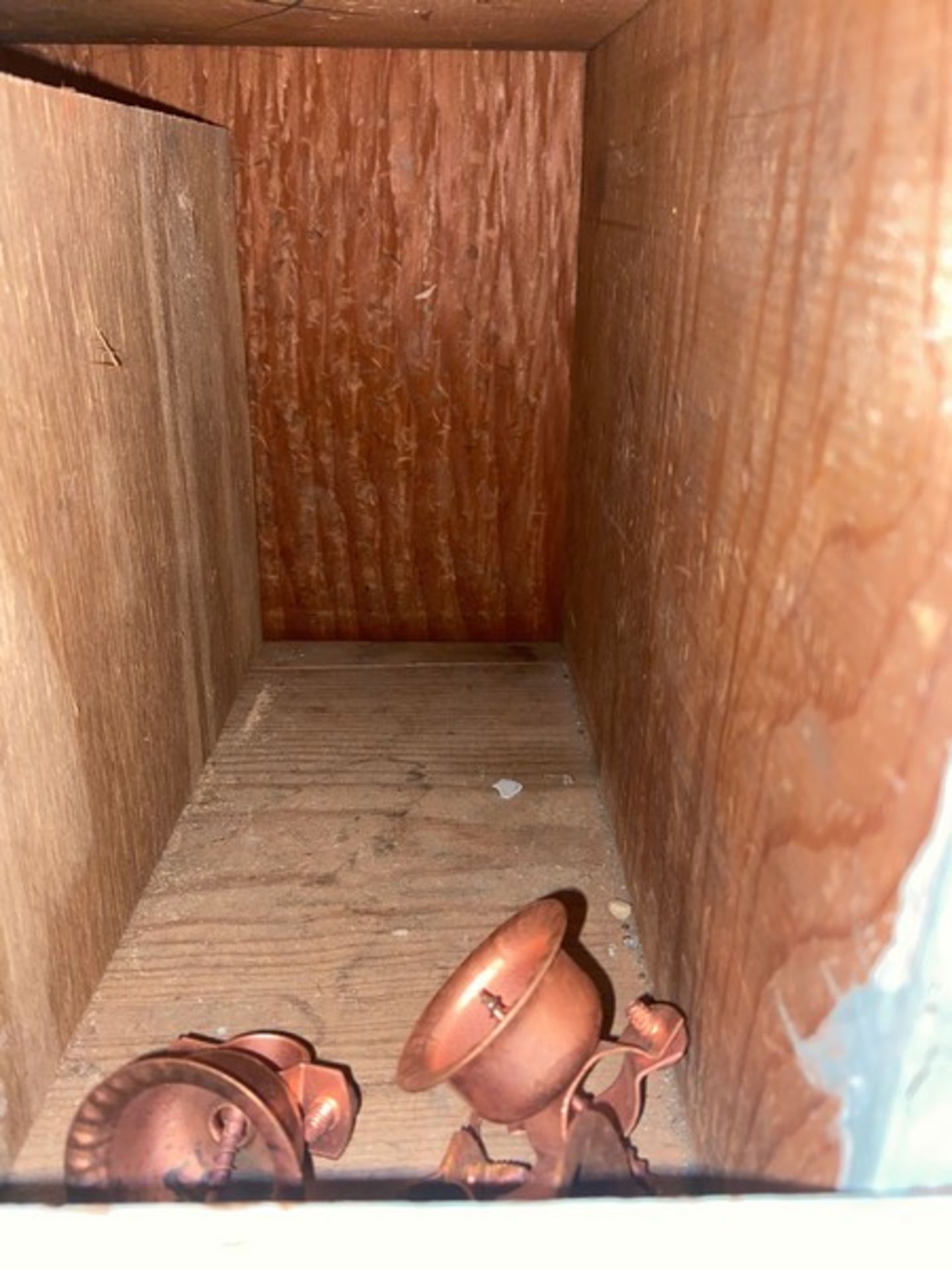 (69) 1/2" Two Hole Copper Strap with (2) 1/2" Copper Bell Hanger (Bin: A23/A24) (LOCATED IN - Image 3 of 5