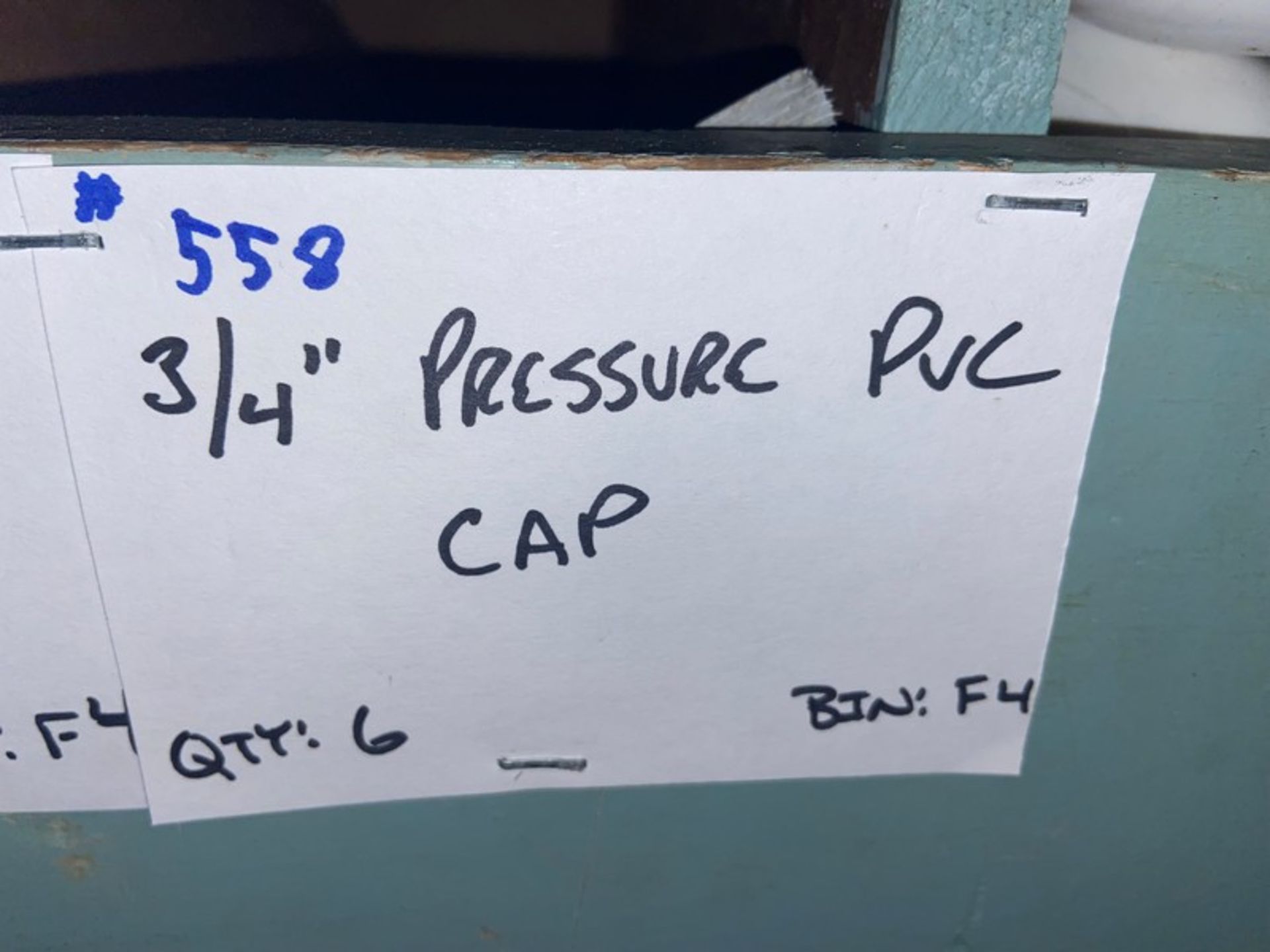 (32) 3/4” Pressure PVC Female Adapter (Bin:F4), Includes (9) 3/4” Pressure PVC Male Adapter (Bin: - Image 18 of 20