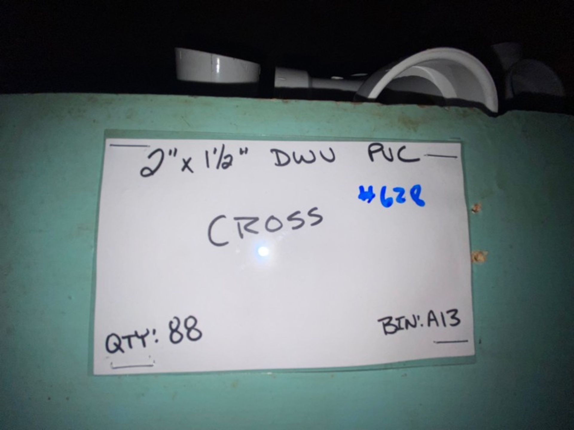 (88) 2”x 1 1/2” DWV PVC CROSS (Bin:A13) (LOCATED IN MONROEVILLE, PA) - Bild 2 aus 2