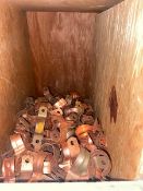 (137) 3/4" Two Hole Copper Strap (Bin: A25) (LOCATED IN MONROEVILLE, PA)