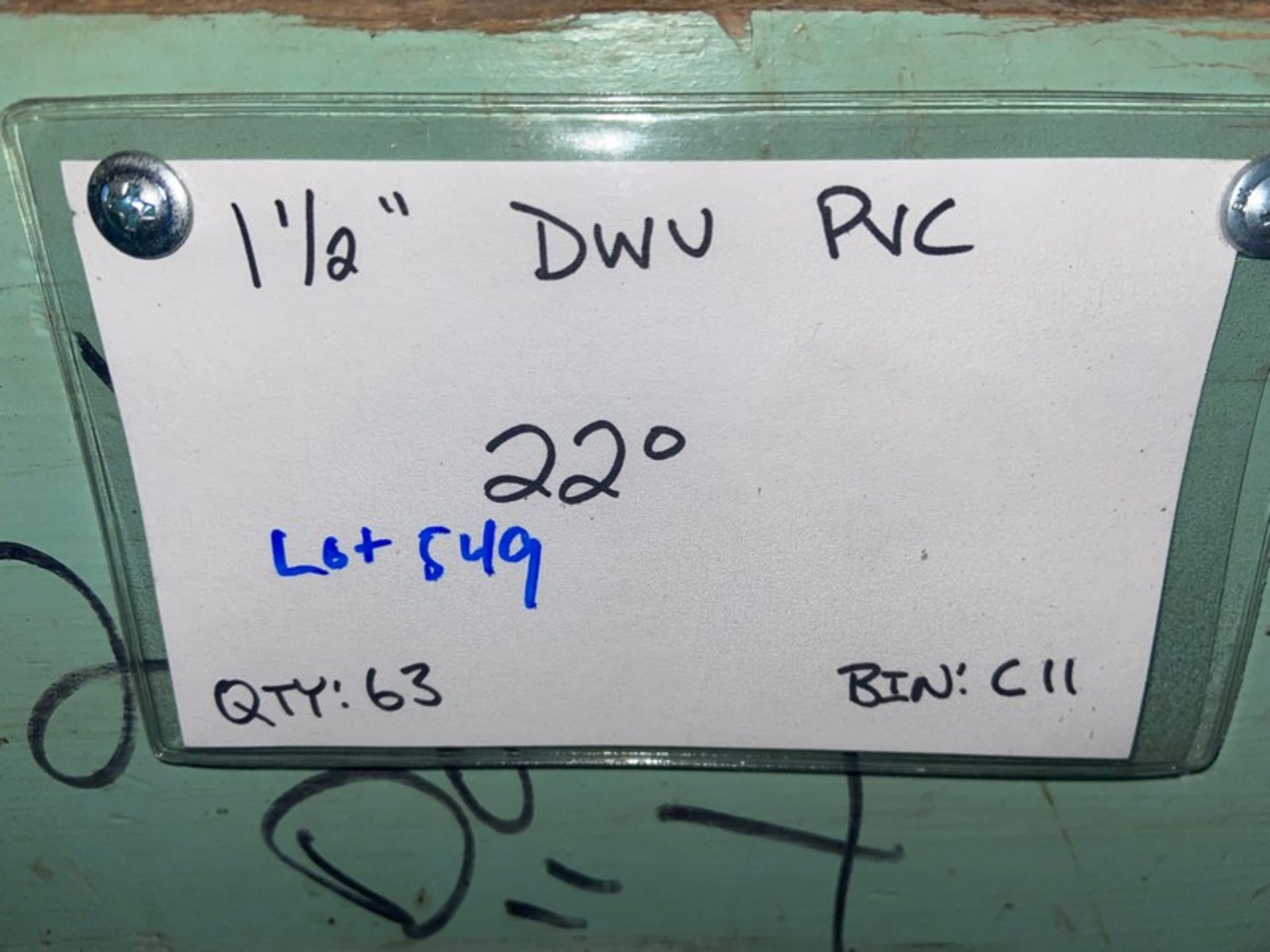 (63) 1 1/2” DWV PVC 22’ (BIN:C11)(LOCATED IN MONROEVILLE, PA) - Image 4 of 4