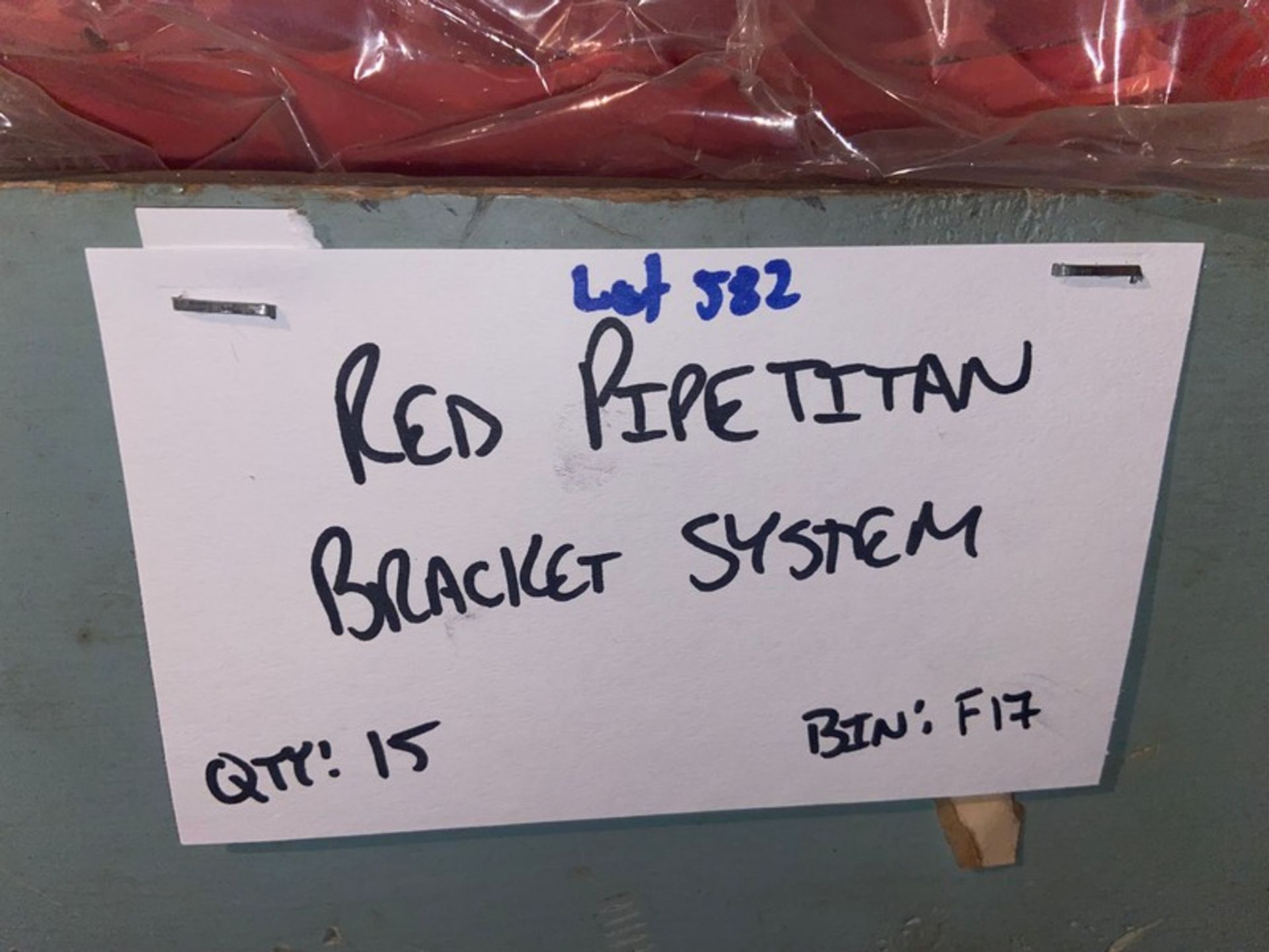 (15) Red Pipetitan Bracket System (F:17)(LOCATED IN MONROEVILLE, PA) - Image 3 of 4