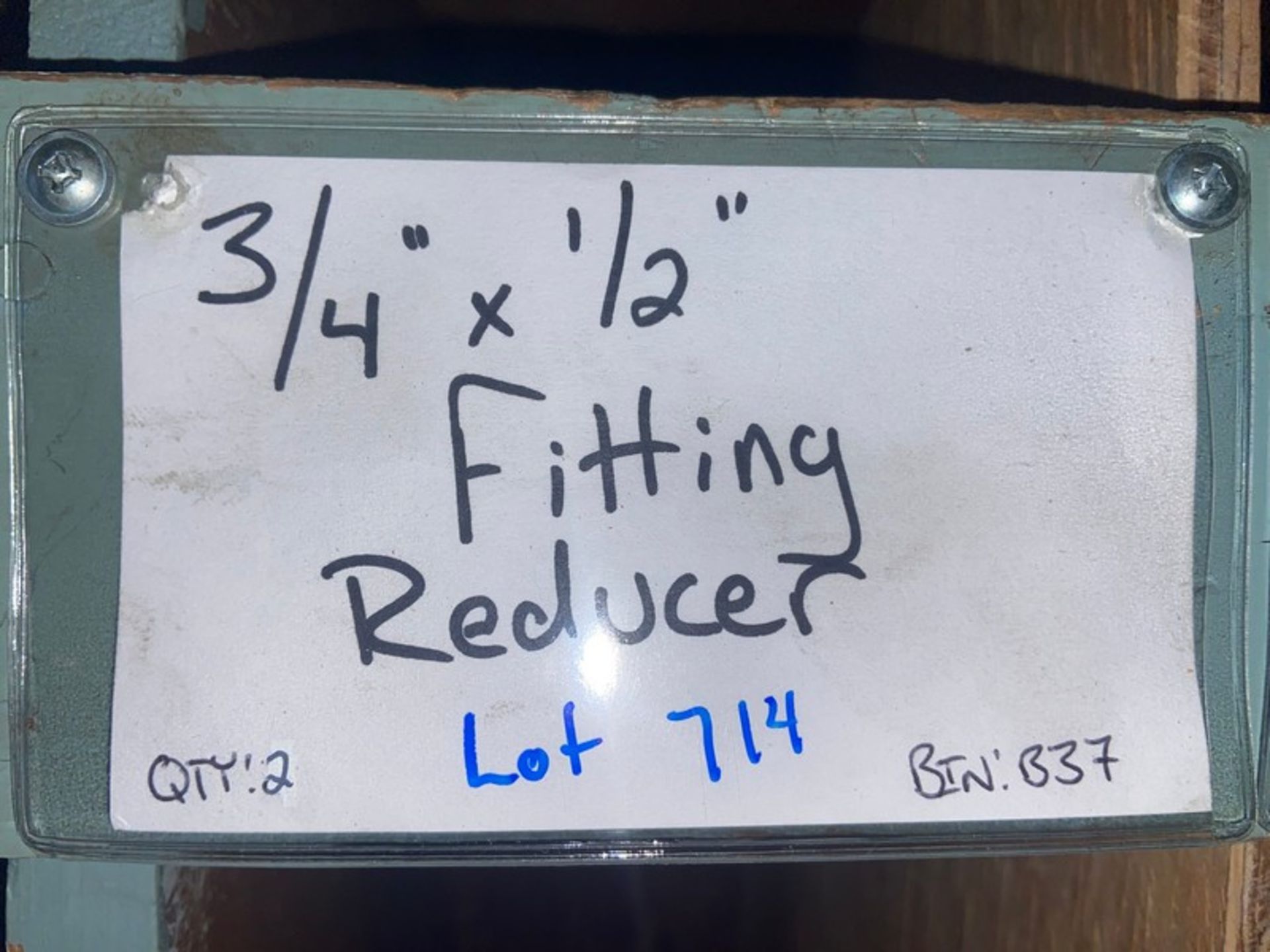 (2) Copper 3/4" x 1/2" Fitting Reducer (Bin: B37); (24) 1-1/4" x 3/4" Fitting Reducer (Bin: B38) ( - Bild 2 aus 4