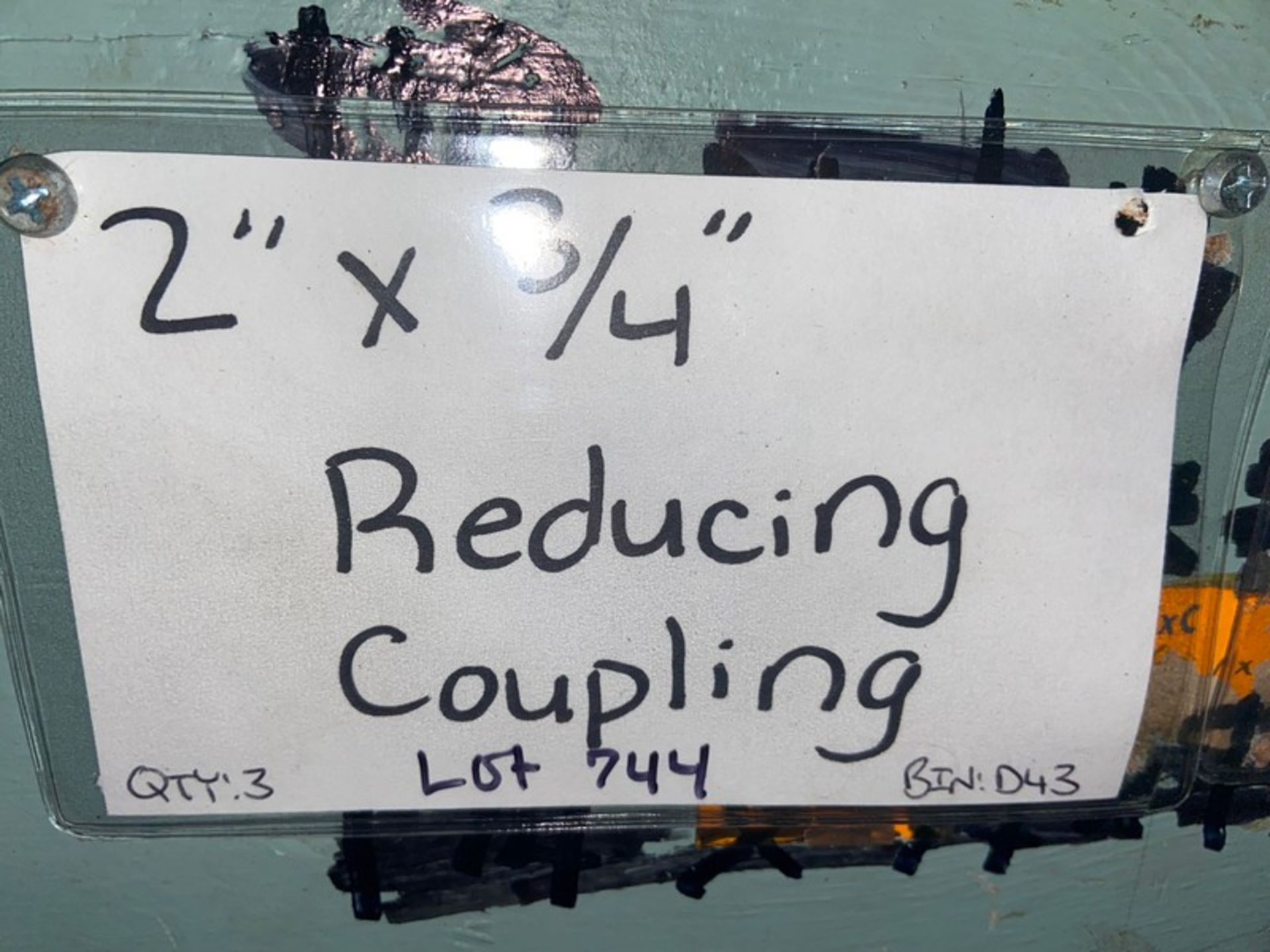 (12)2”x 1/2” Reducing Coupking (Bin:D42); (3) 2”x 3/4” Reducing Coupling (Bin:D43) (LOCATED IN - Bild 4 aus 4