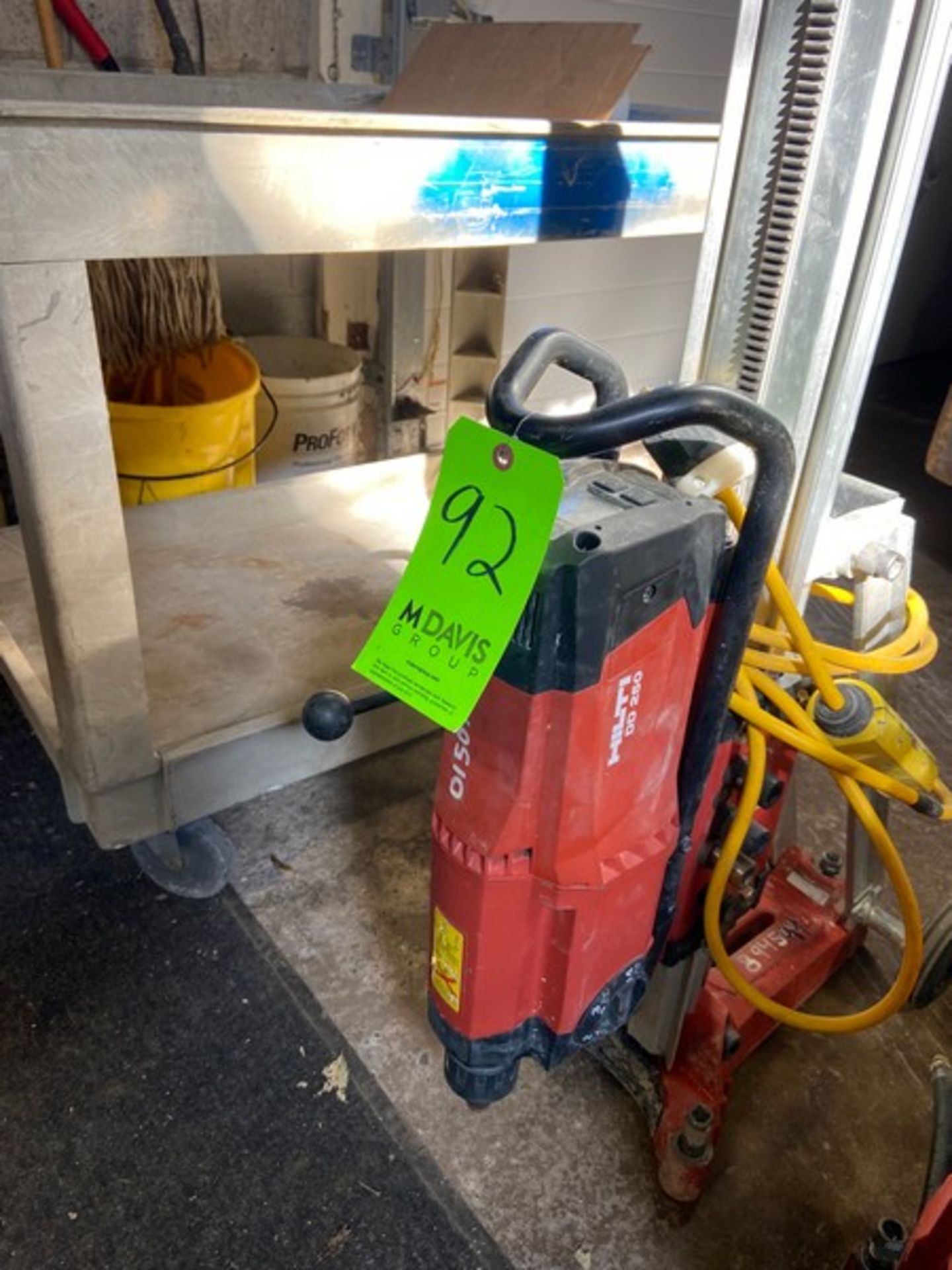 HILTI Core Drill, M/N DD 250, S/N 015075, Mounted on Portable Frame (LOCATED IN MONROEVILLE, PA)( - Bild 4 aus 6