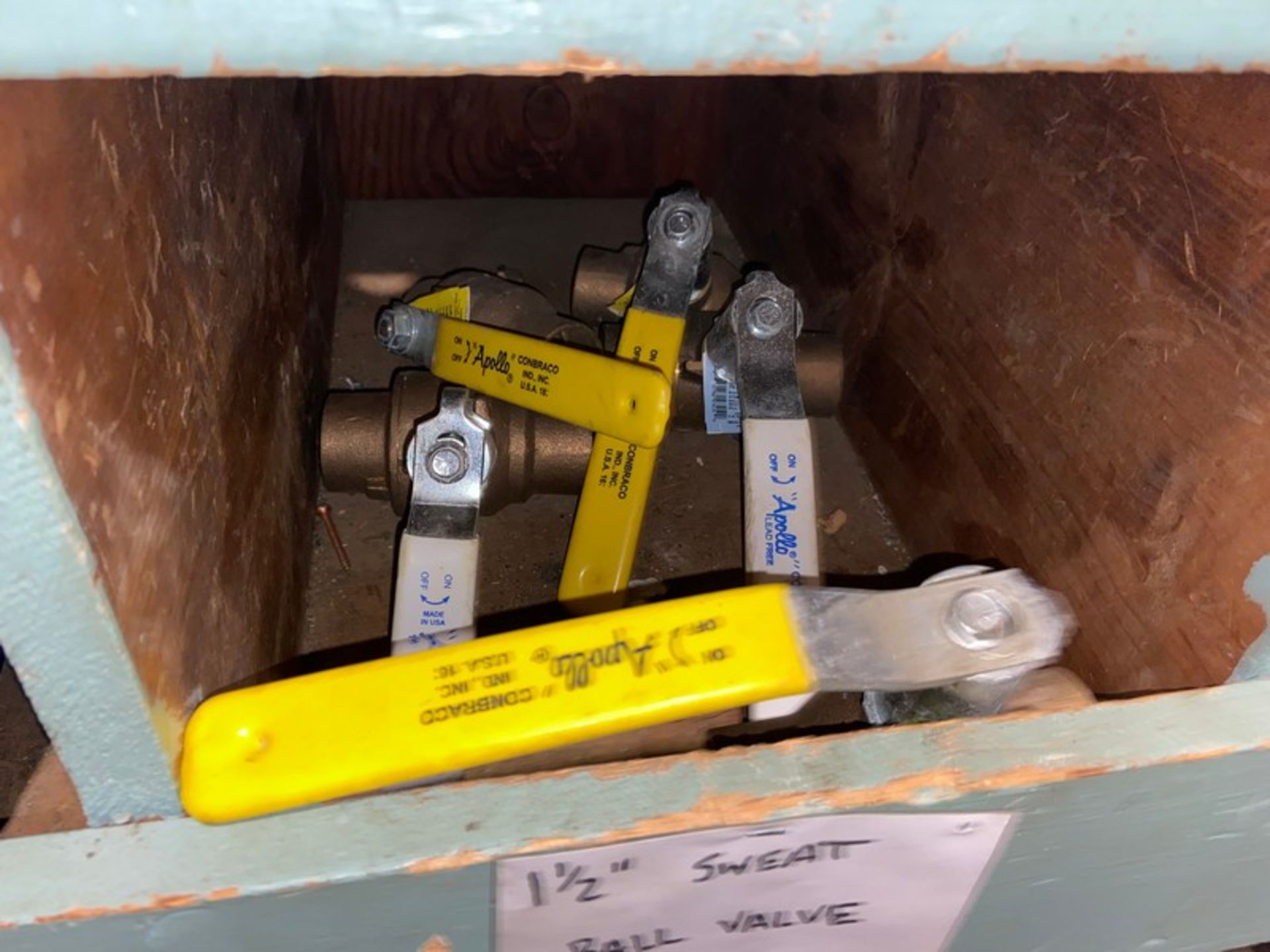 (9) 3/4" Sweat Ball Valve (Bin: P28); (12) 1" Sweat Ball Valve (Bin: P29); (4) 1-1/4" Sweat Ball - Image 9 of 17