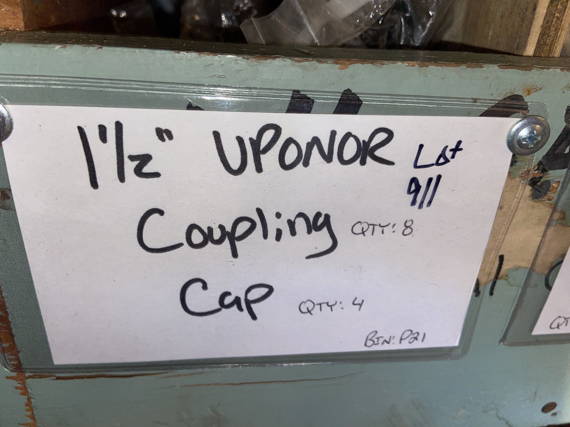 1-1/2" Uponor Coupling (8) Cap (4) (Bin: P21) (LOCATED IN MONROEVILLE, PA) - Image 2 of 2