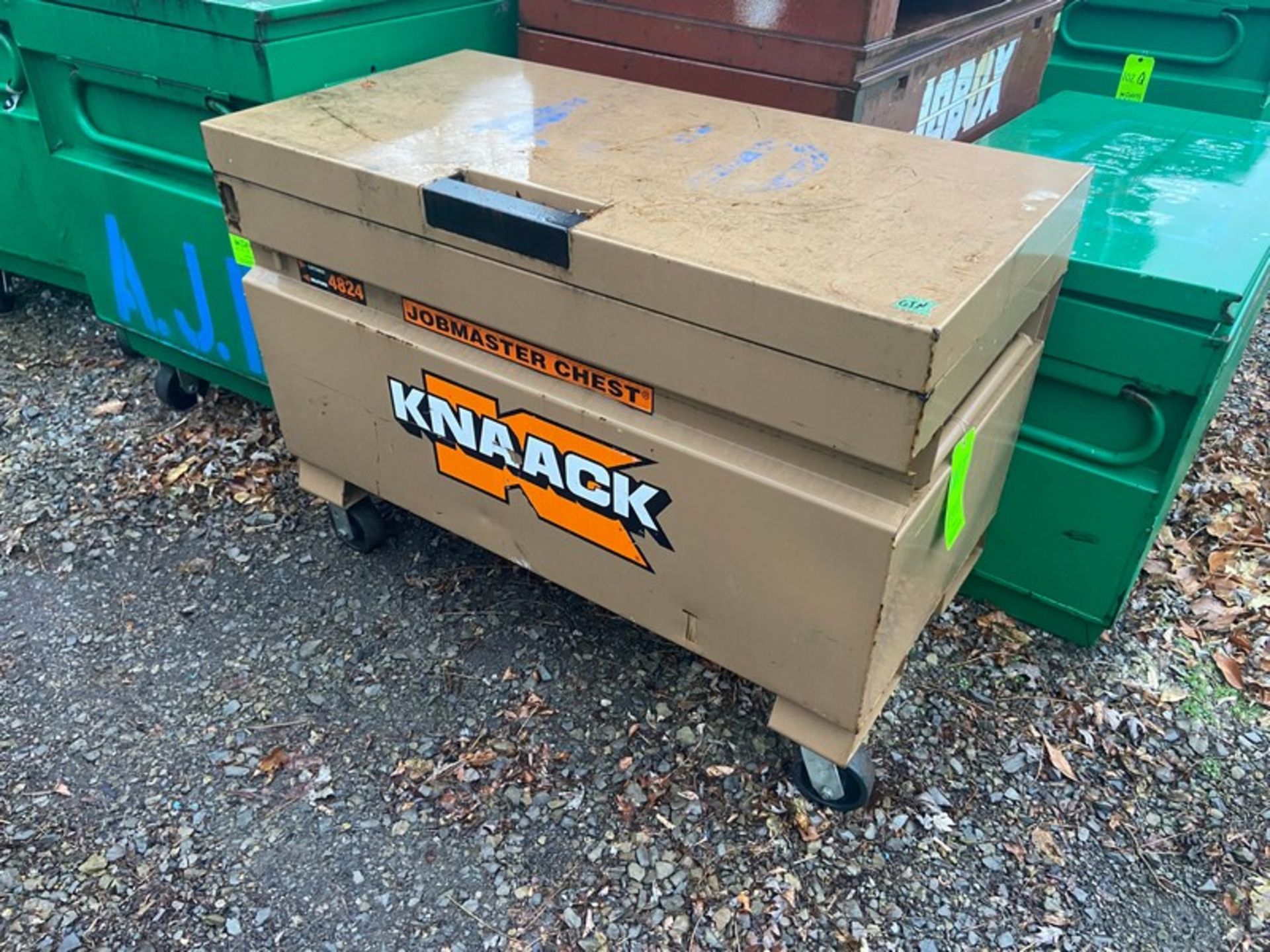 Knaack Gangbox, Overall Dims.: Aprox. 50" L x 32" W x 34" W, Mounted on Wheels (LOCATED IN