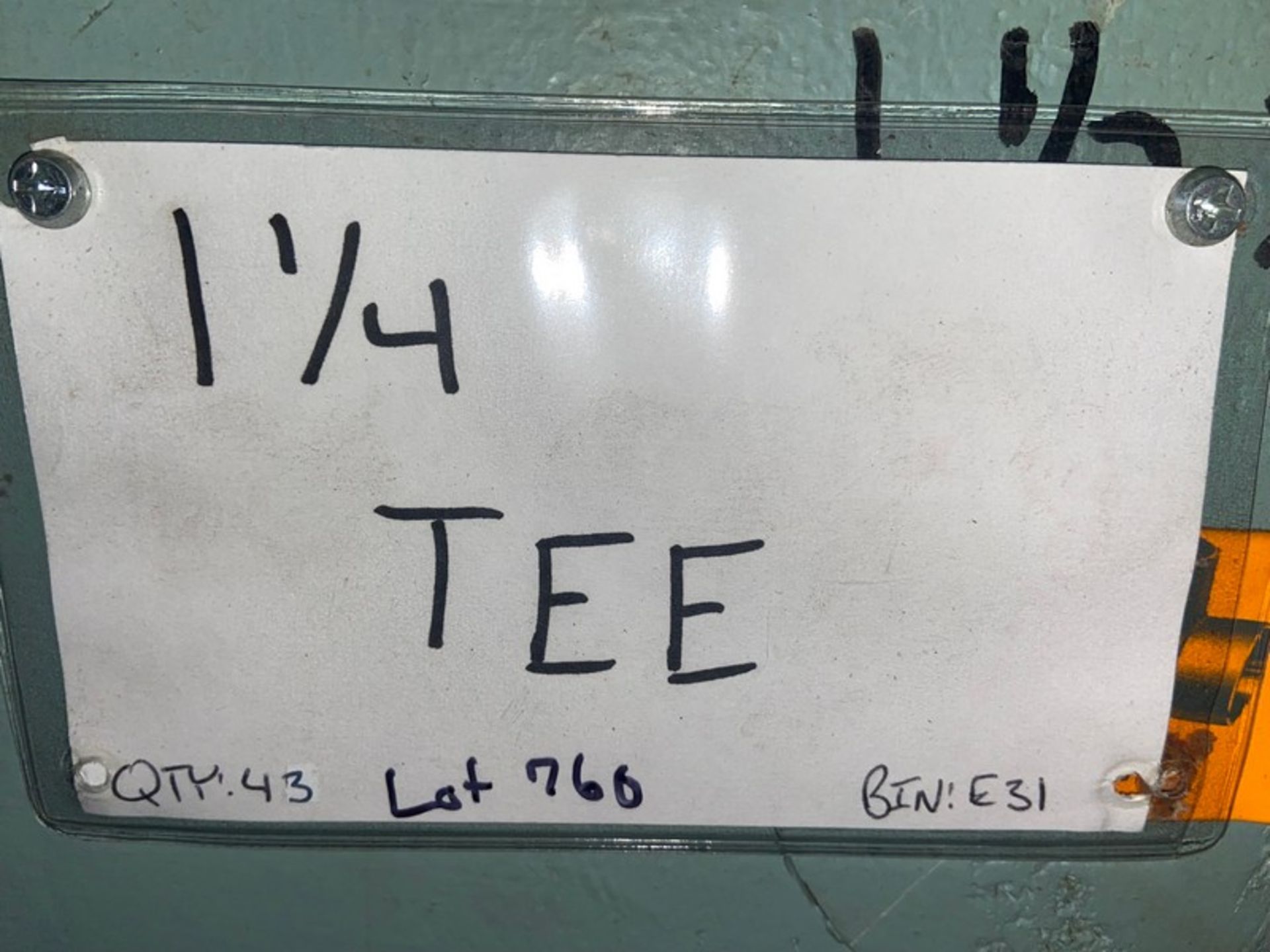 (43)1 1/4” Tee (E:31) (LOCATED IN MONROEVILLE, PA) - Bild 2 aus 2