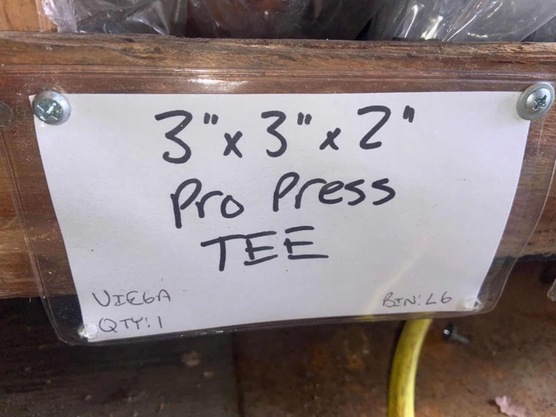 (2) 3" Pro Press Cooper Tees (Bin: L51); (1) 3" x 3" x 2" Pro Press Cooper Tee (Bin L6); (1) 3" X - Bild 5 aus 9