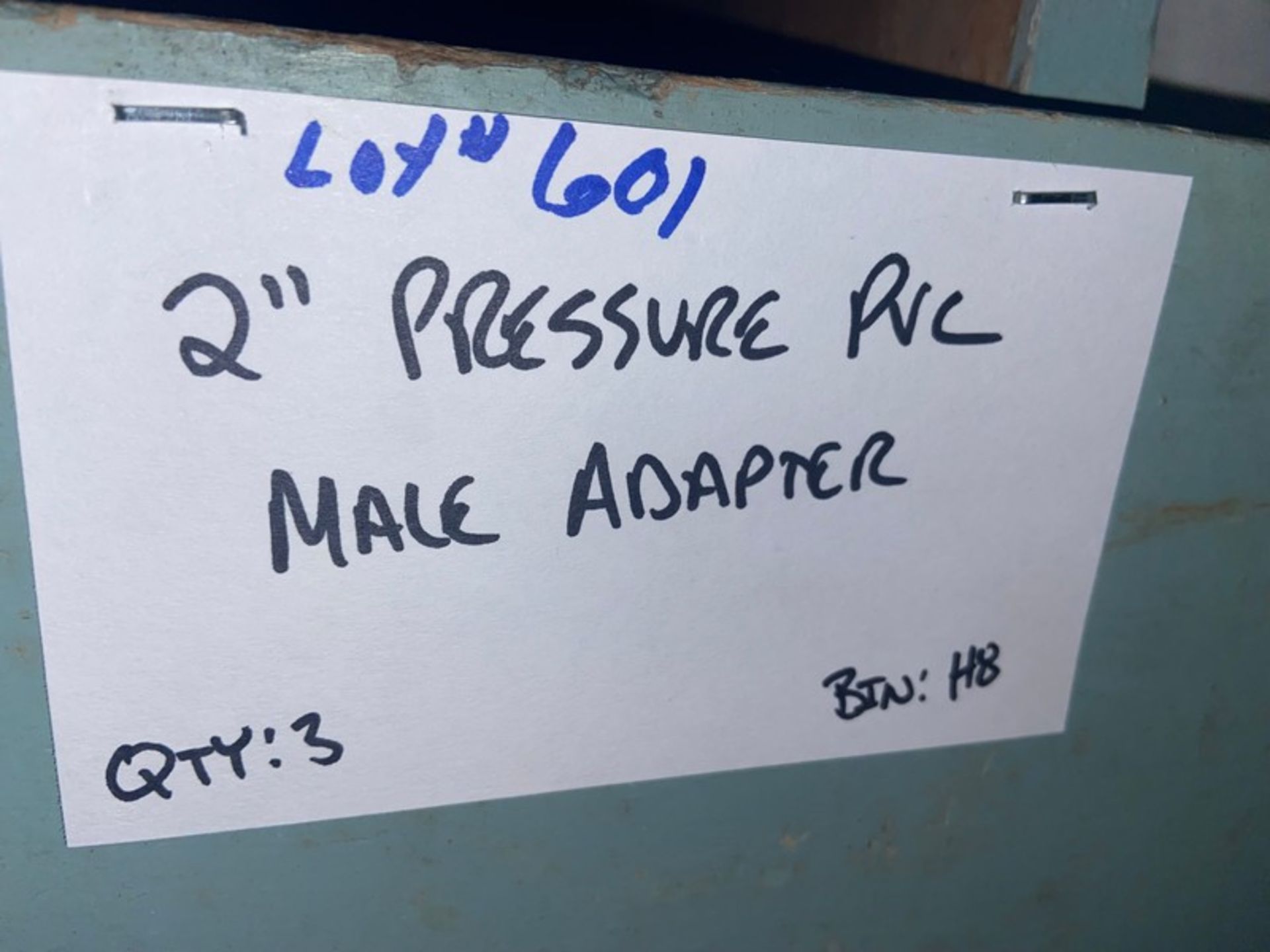 (15) 2” Pressure PVC TEE (Bin:H8); (1) 2” Pressure PVC Union (Bin:H8); (3) 2” Pressure PVC Male - Bild 6 aus 6