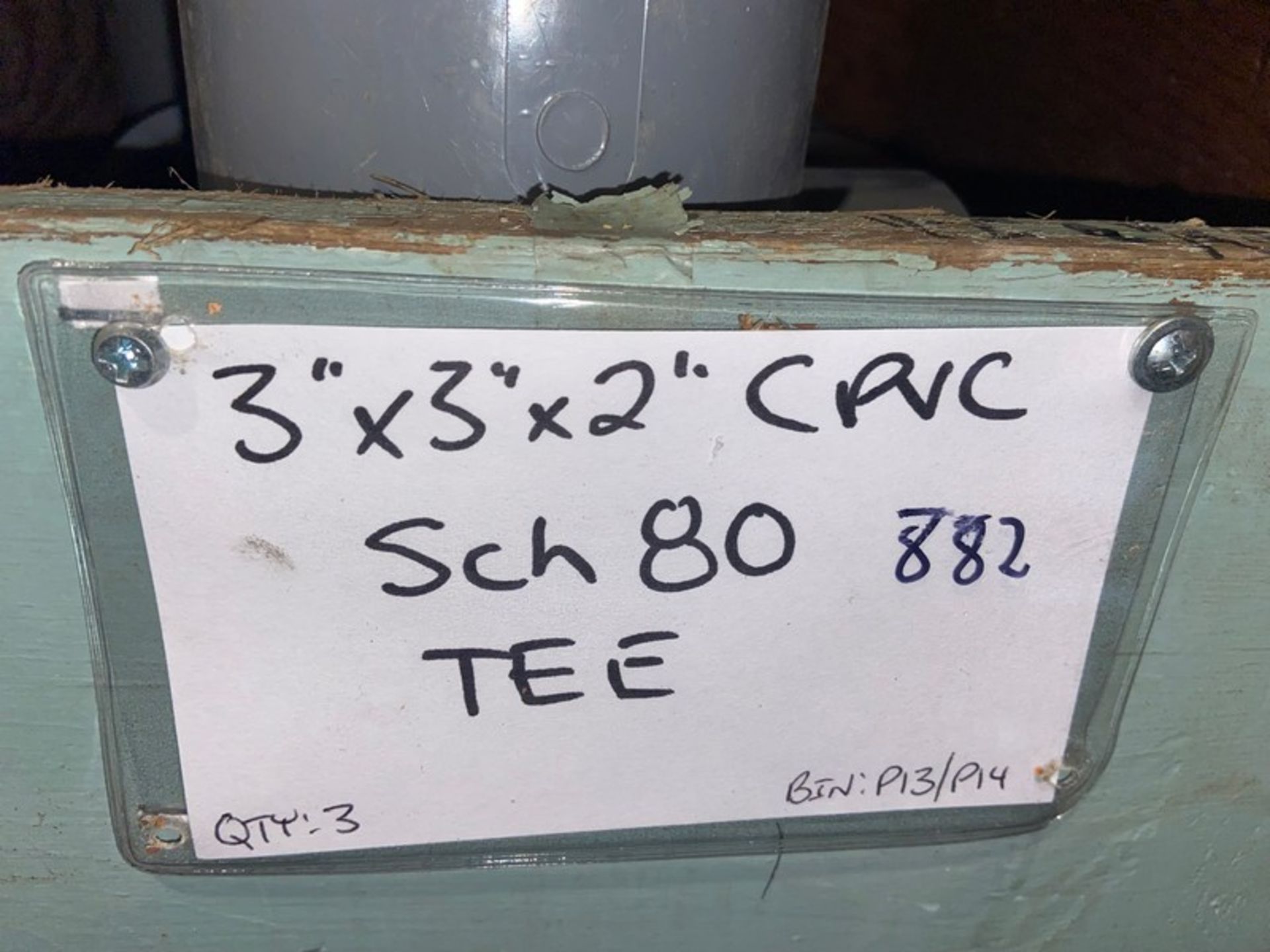 (6) 3” CPVC SCH 80 TEE; (3) 3”x3”x2” CPVC SCH 80 TEE (Bub:P13/14); (2) 4” CPVC SCH 80 Coupling; ( - Image 2 of 8