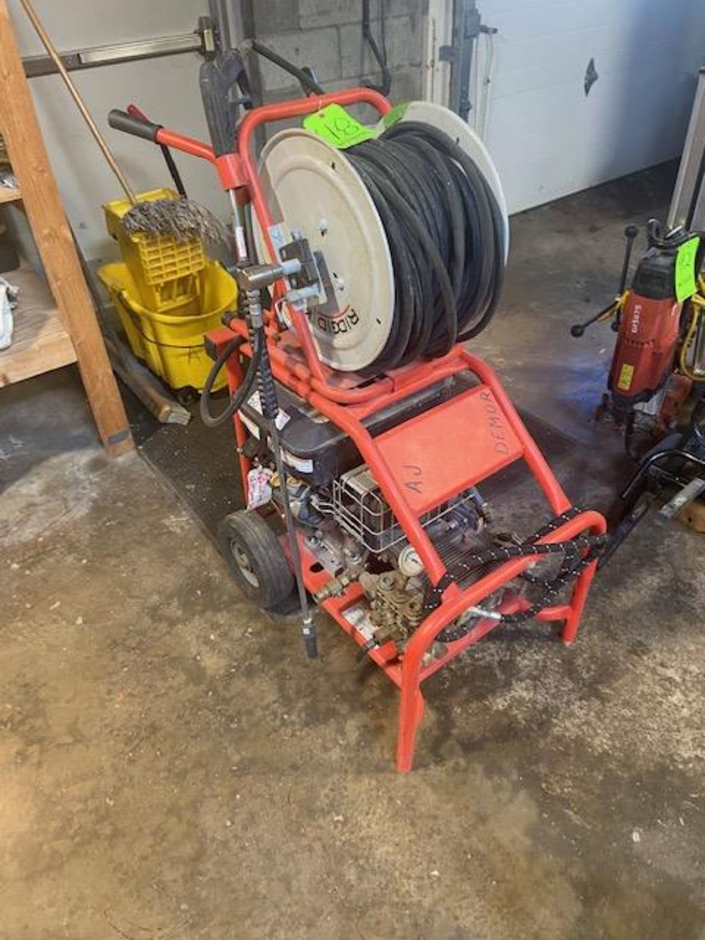 Ridgid Water Jetter, M/N KJ-3100, S/N DS0020670414, with Vanguard 16 Engine, with Retractable Hose